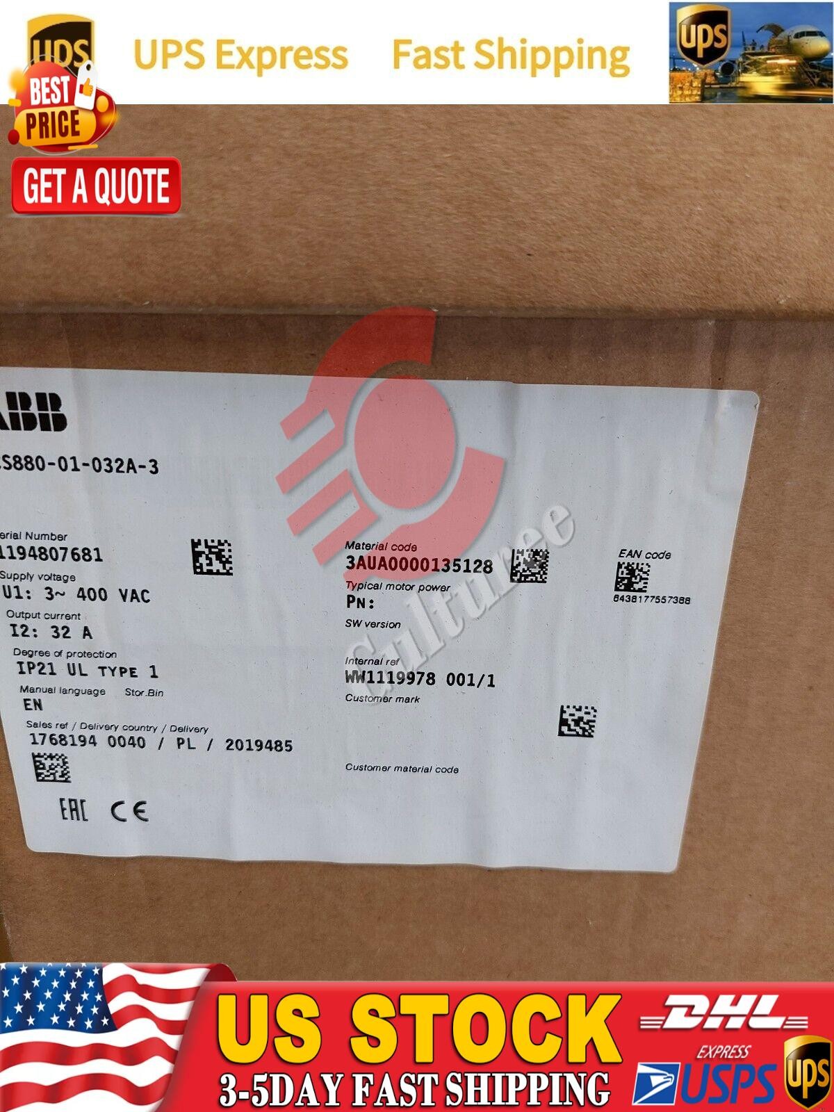 ABB ACS880-01-032A-3 ABB 15KW Brand New in Original Sealed Packaging Spot Goods