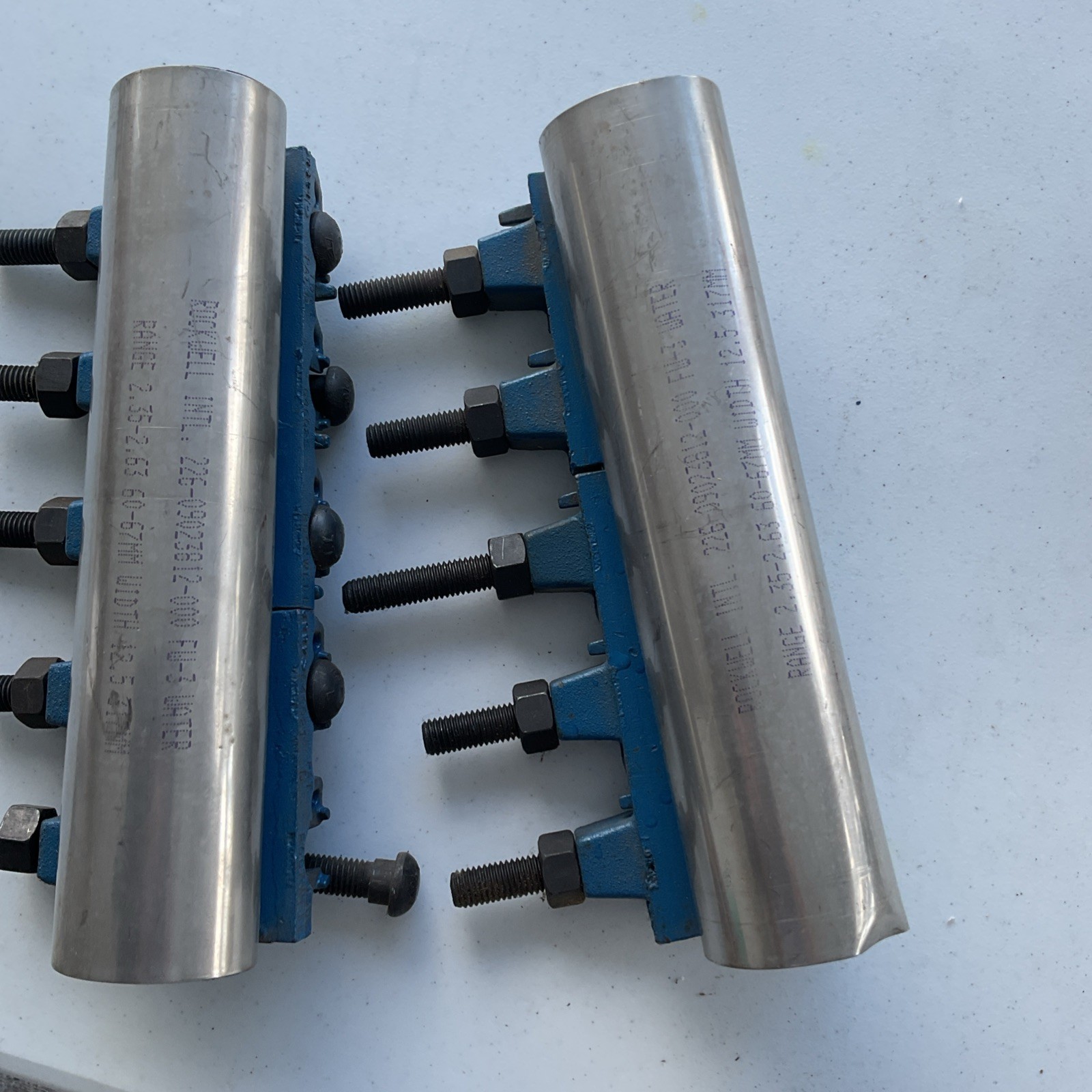 PAIR 226 ROCKWELL 226-09023812-000 FULL CIRCLE CLAMP 12-1/2″ 60-67mm