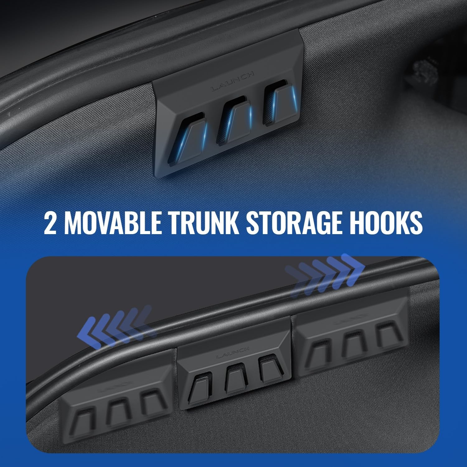 GEEDAR Tesla Model Y Juniper Trunk Organizer Set, 2 Trunk Storage Bins with T…