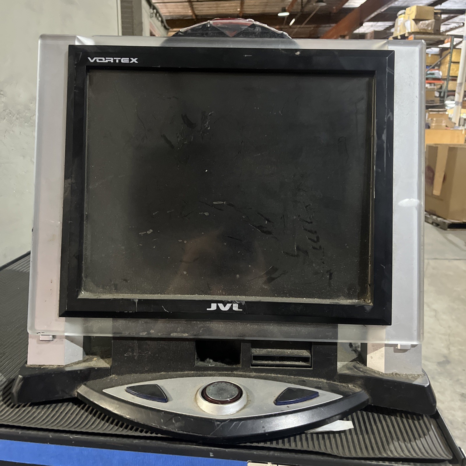 JVL VORTEX TOUCHSCREEN MULTI ARCADE VIDEO GAME MACHINE FOR REPAIR OR PARTS