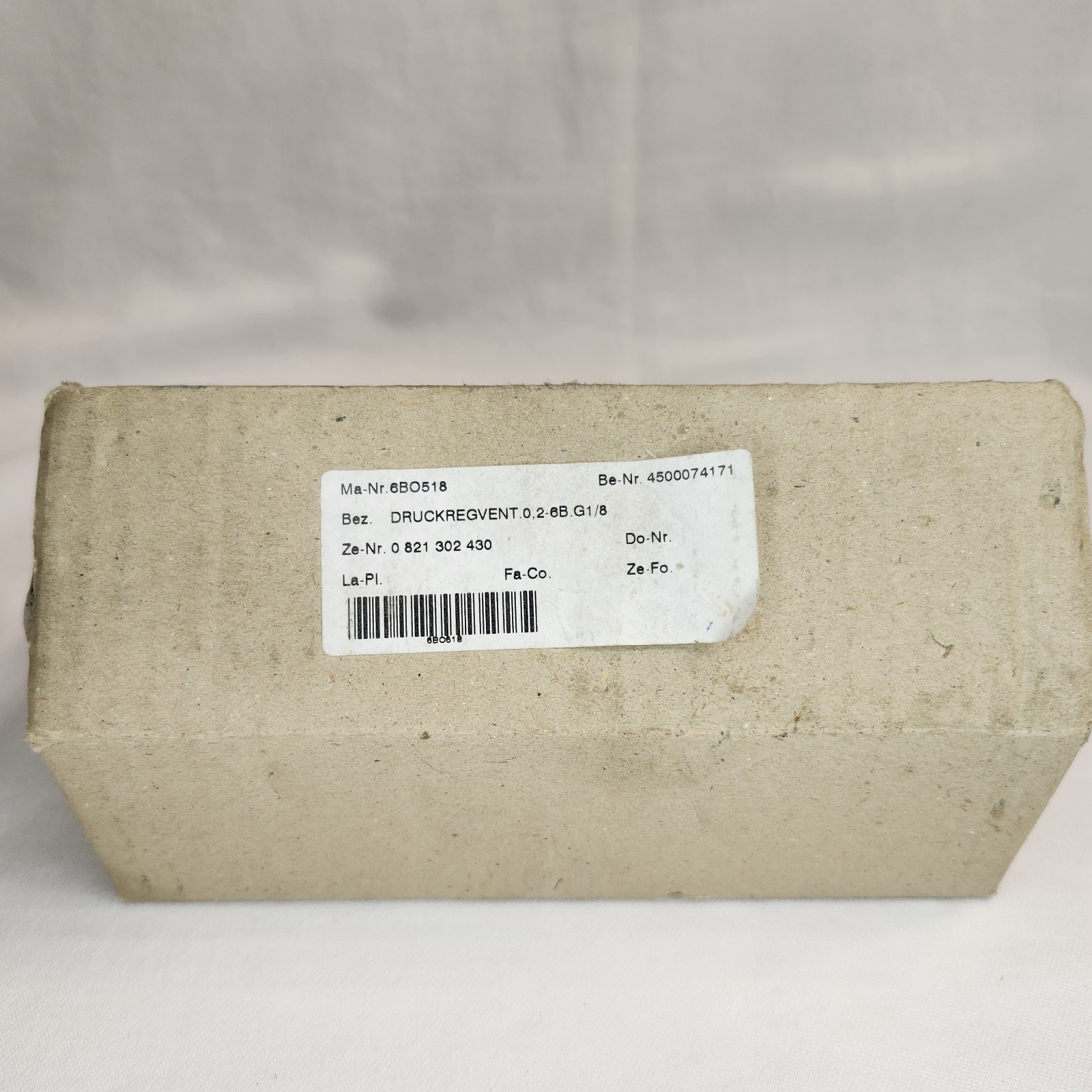 Bosch / Rexroth 0-821-302-430 Regulator 0-10 Bar New In Box OEM Part