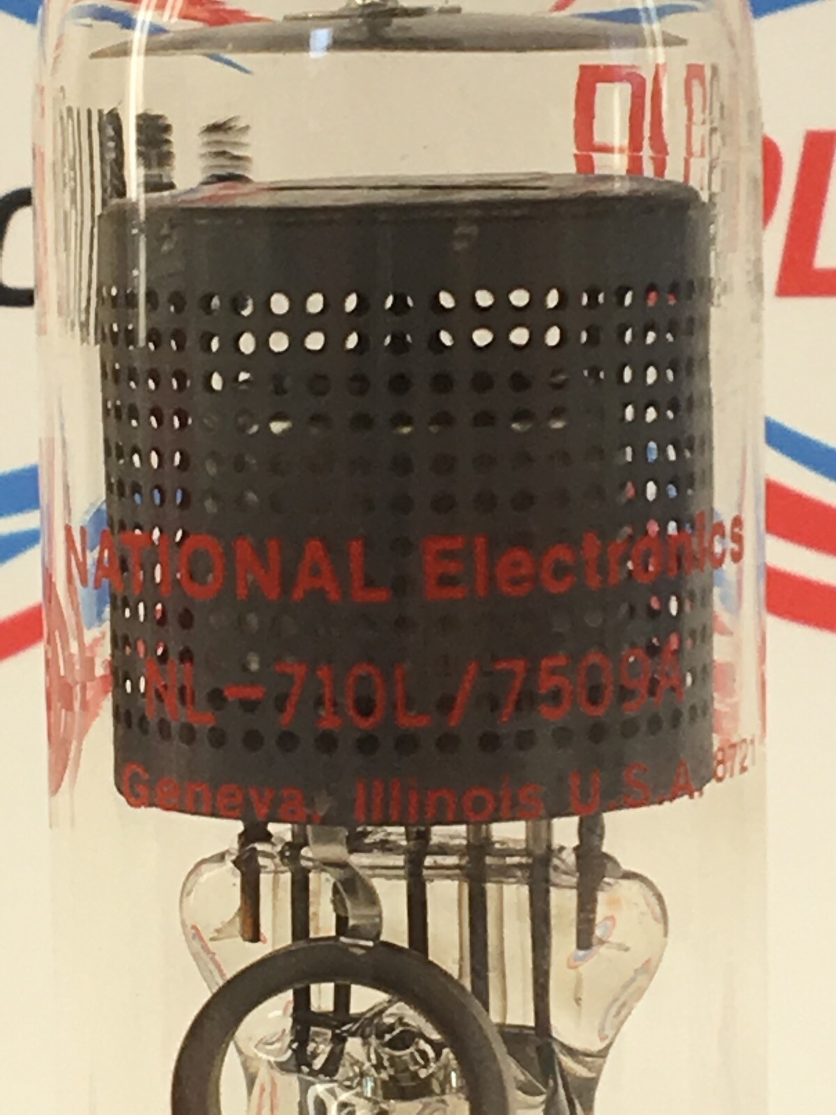NATIONAL ELECTRONICS NL-710L/7509A ELECTRON VACUUM TUBE