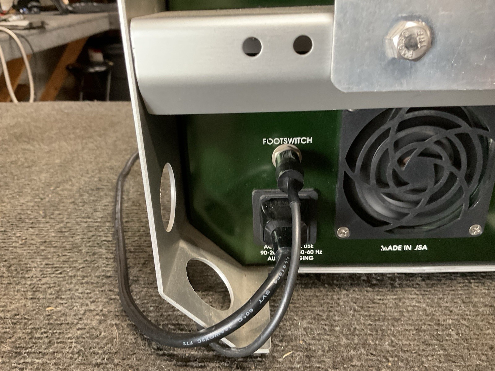American Ultraviolet Green Spot UV Curing System w/ Light Guide & Foot Pedal