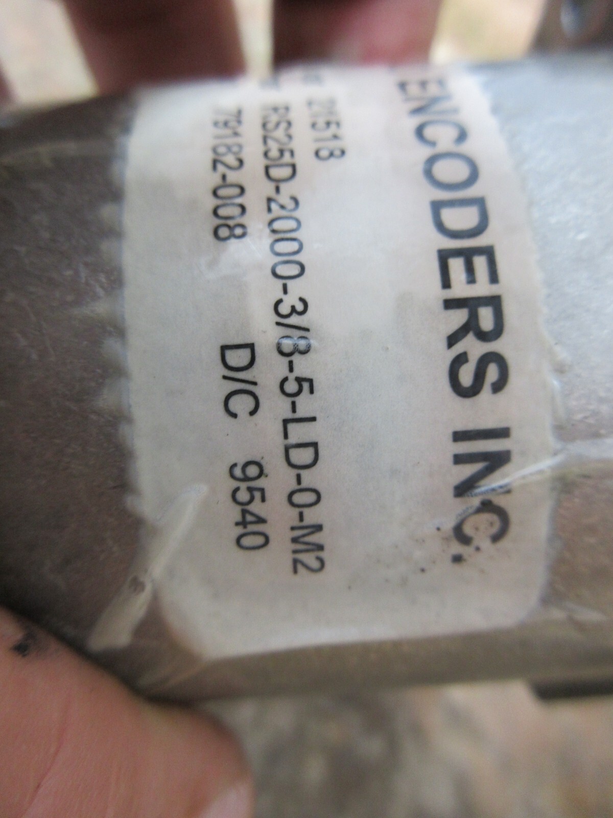 HAAS HL-1H CNC LATHE RENCO RS25D-2000-3/8-5-LD-0-M2 79182-008 DC 9540 ENCODER