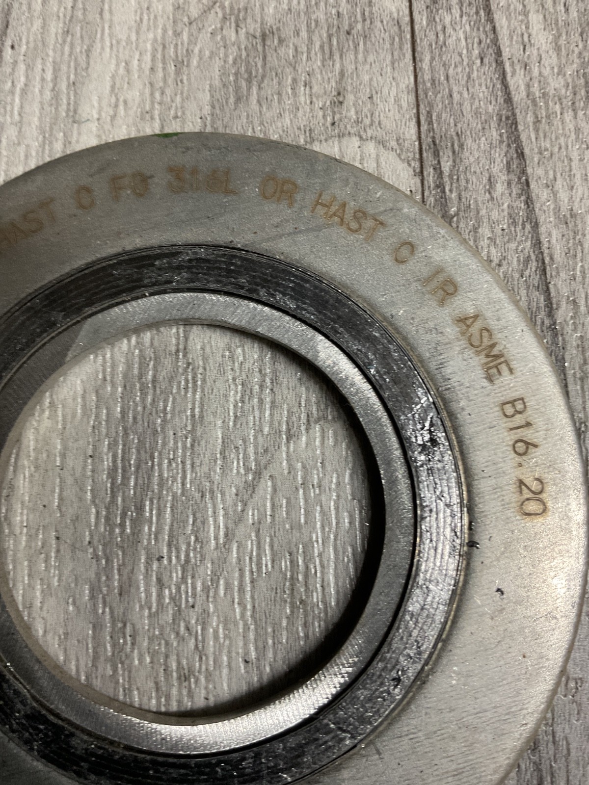 Lamons WRI 1-1/2” Gasket 3/600 HAST C FG 316L / HAST C IR ASME B16.20 #4040J26