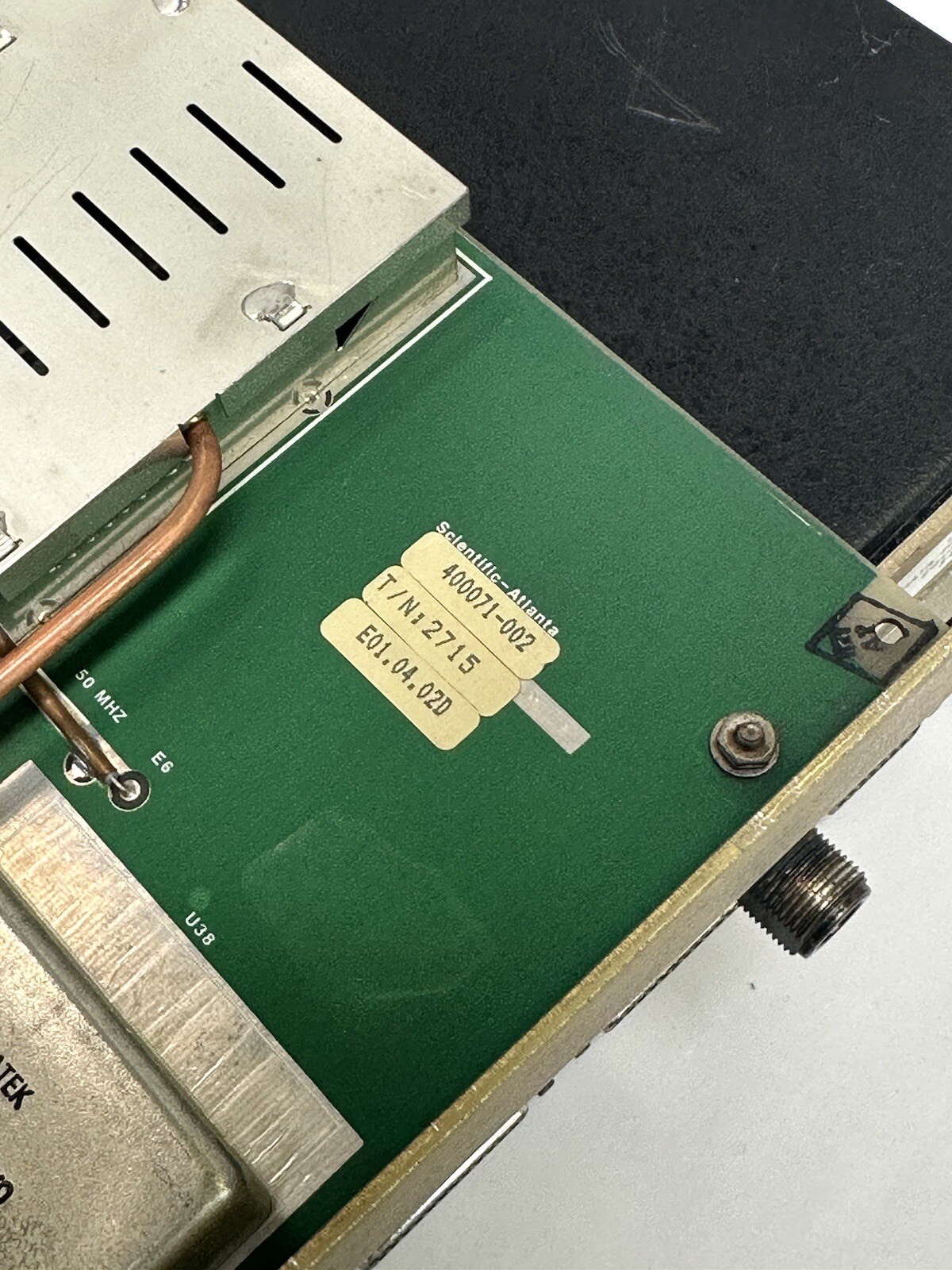 Scientific Atlanta Model AD-4555 DPU, Decoder, Demodulator, Modulator, PAD/RCC