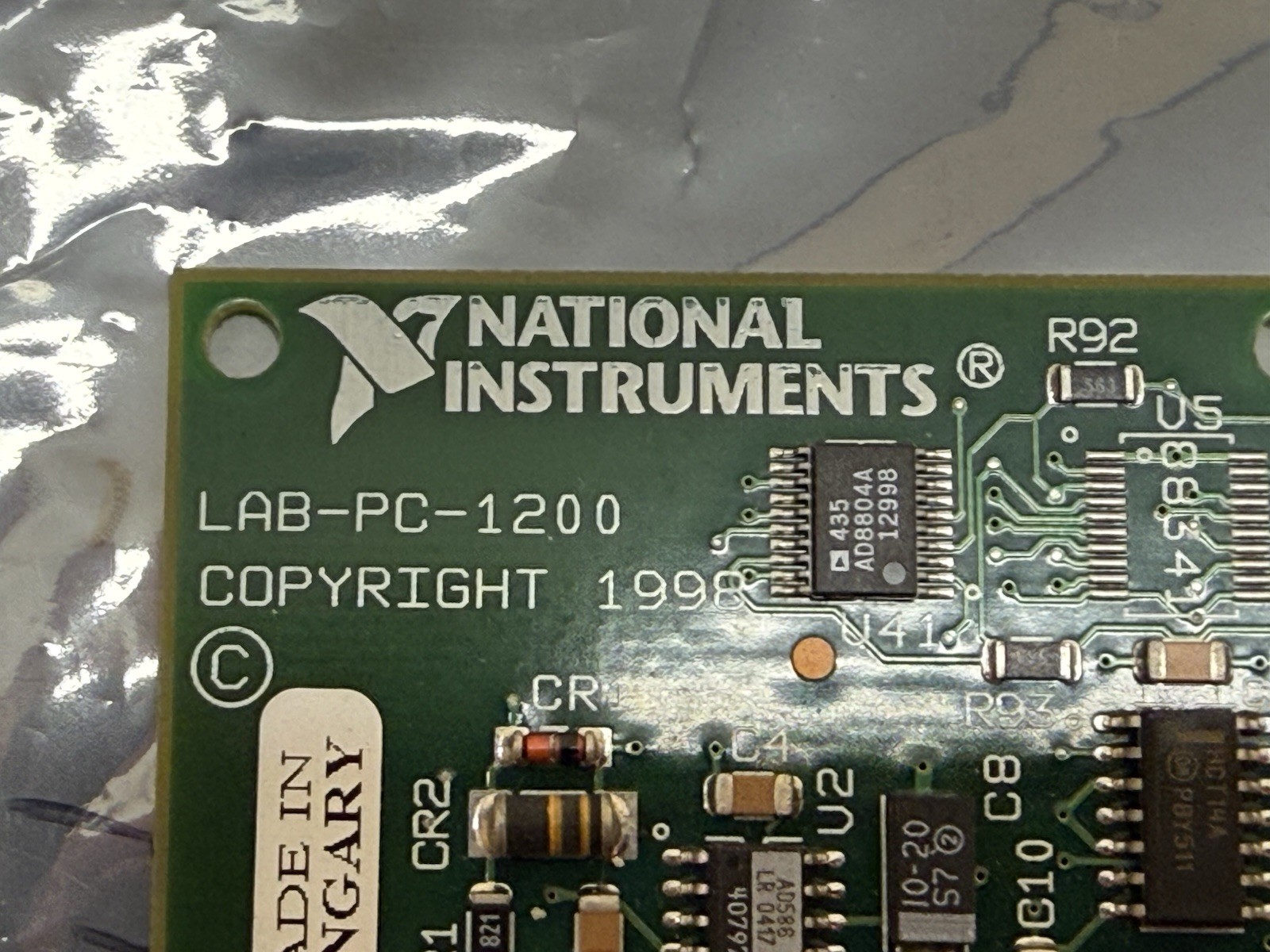 National Instruments LAB-PC-1200 183008J-01 Multifunction I/O board