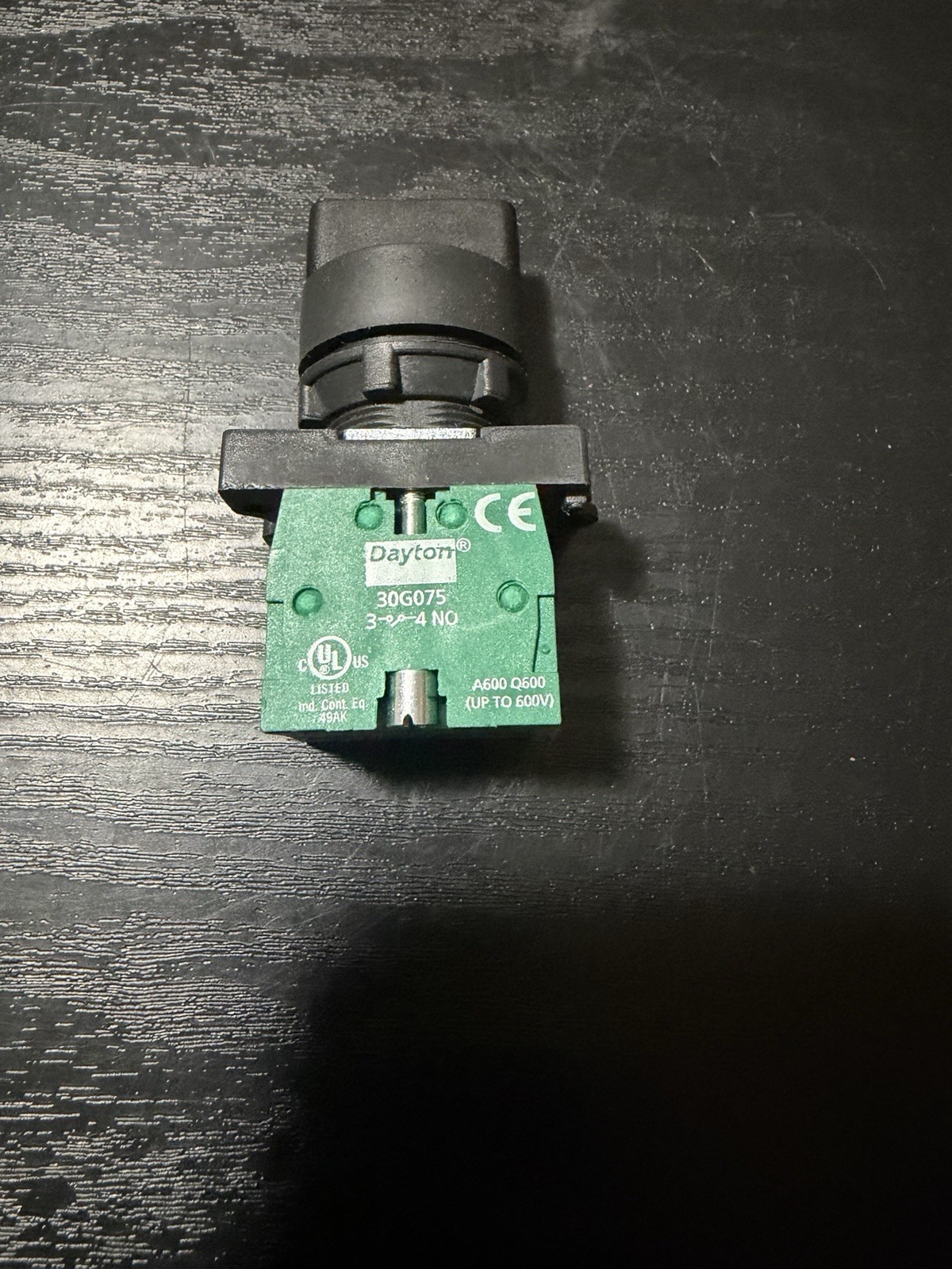 Dayton 30G272 Selector Switch 3 Position