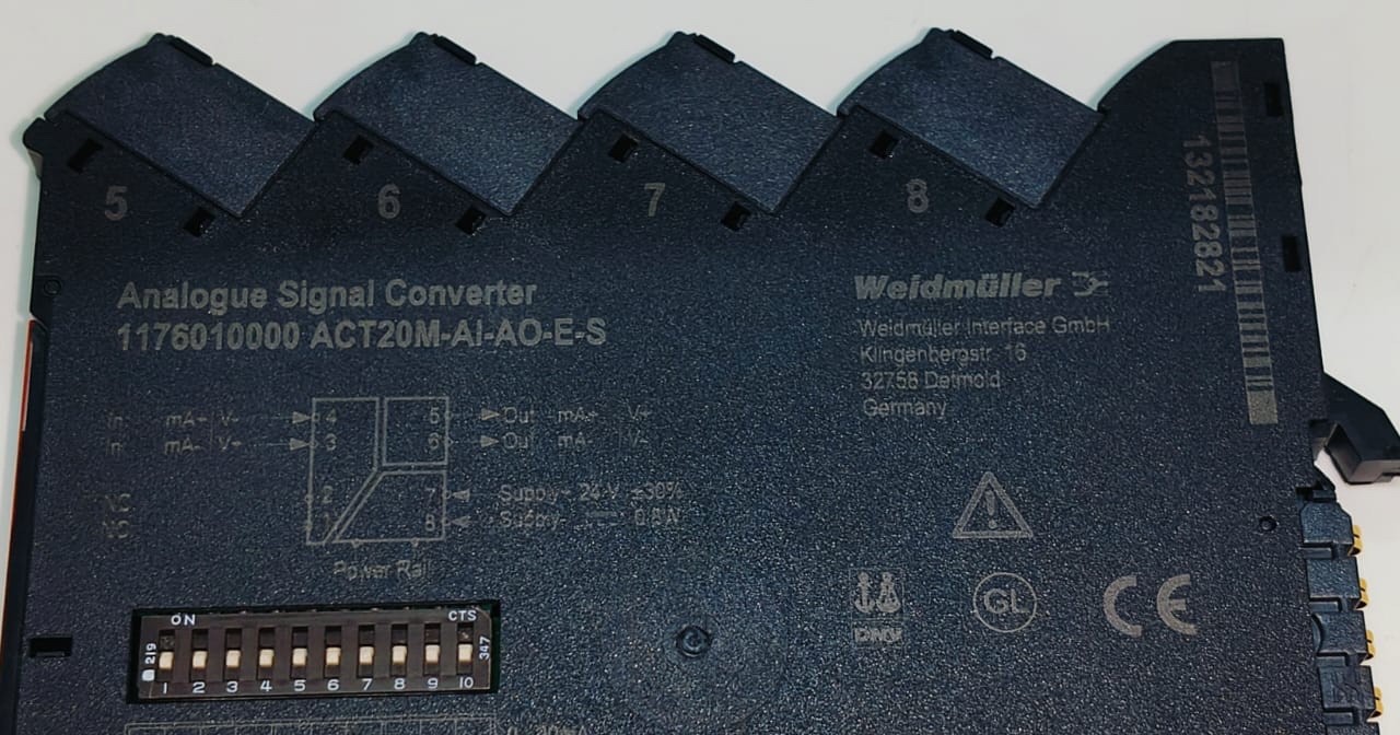 WEIDMULLER 1176010000 AnalogIsolatingAmplifier Signal Converter ACT20M-AI-AO-E-S