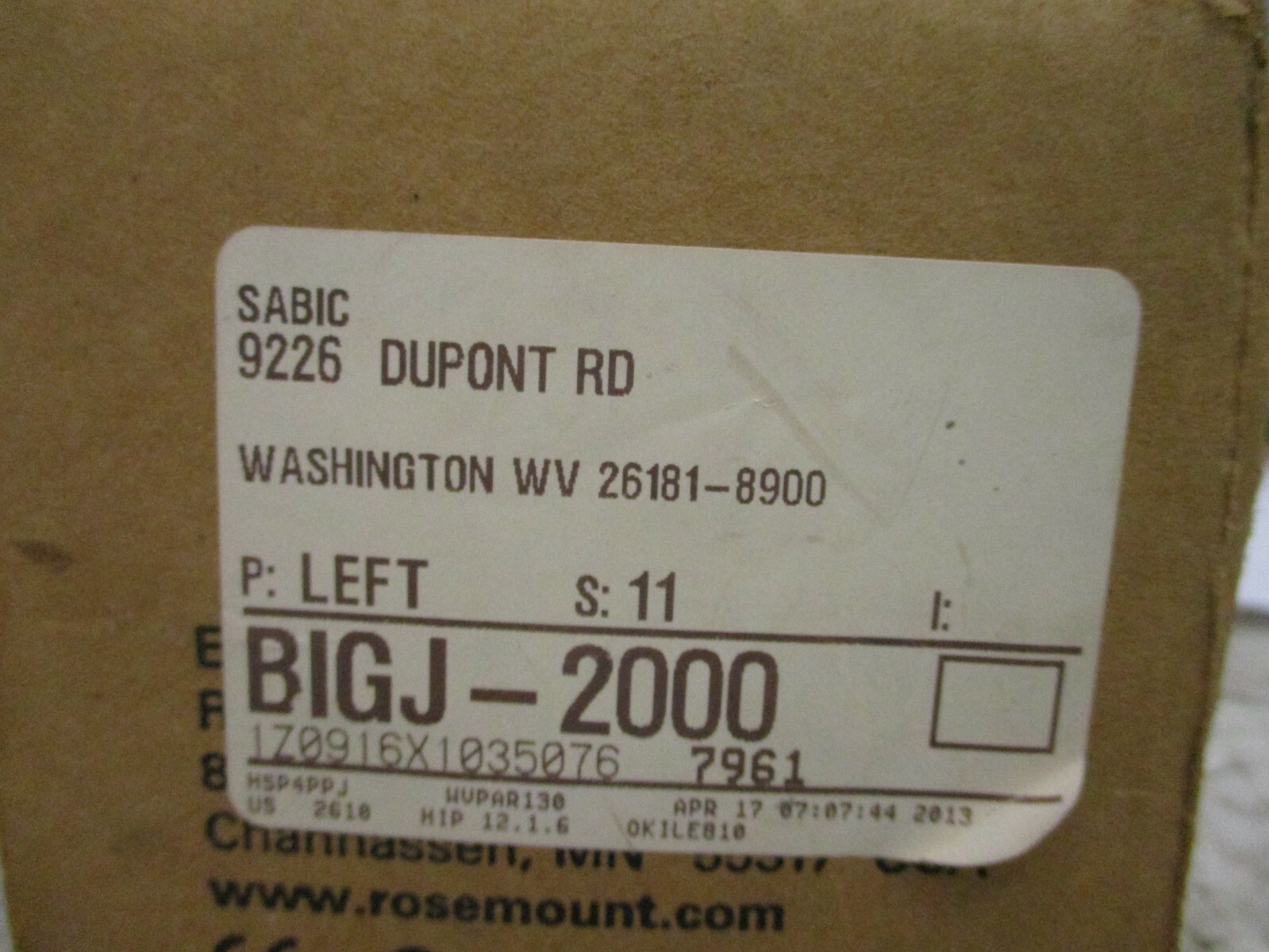 New Open Box 0091A105-T22T000P EMP-170 A2223WVS