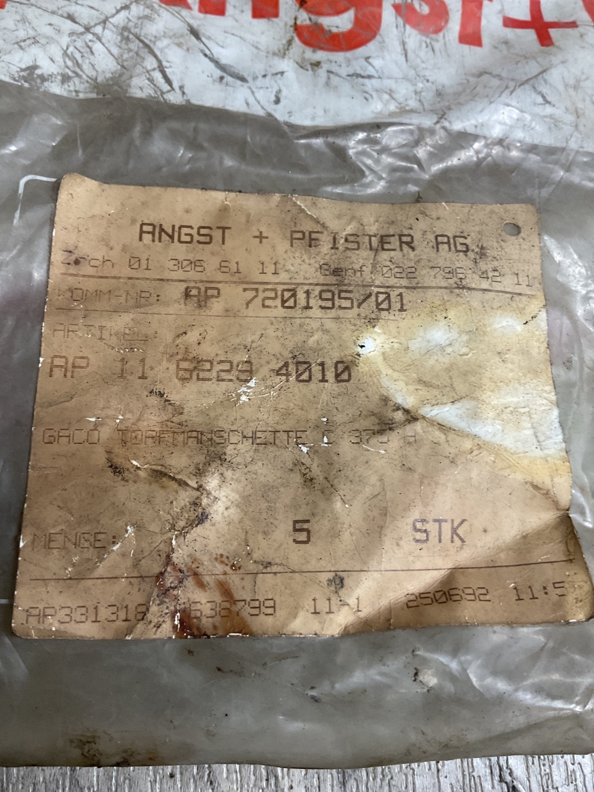 ANGST-PFISTER AP720195/01, (Qty:4) *NOS* #4008A163PR2