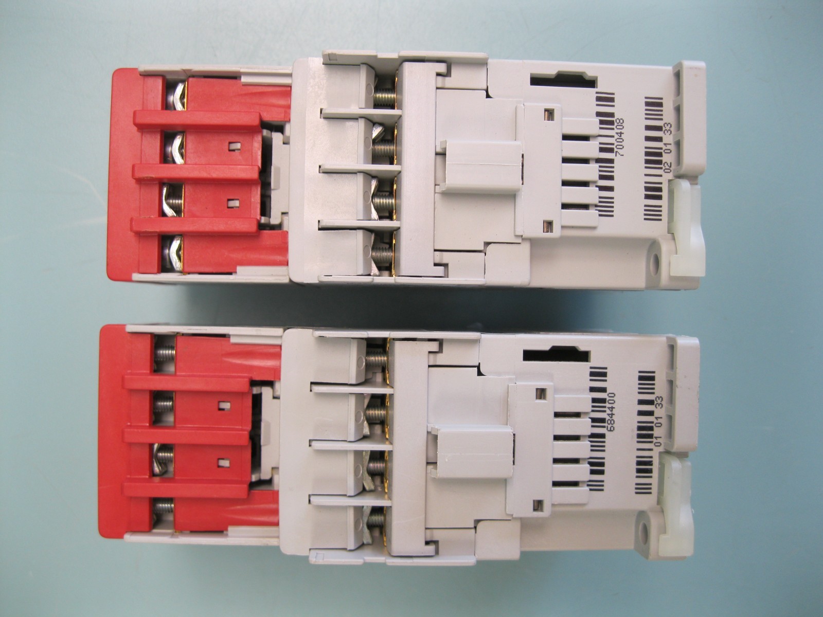 Lot (2) Allen-Bradley 100-C09*10 Contactor Ser A w 100S-F Guardmaster Relay C7