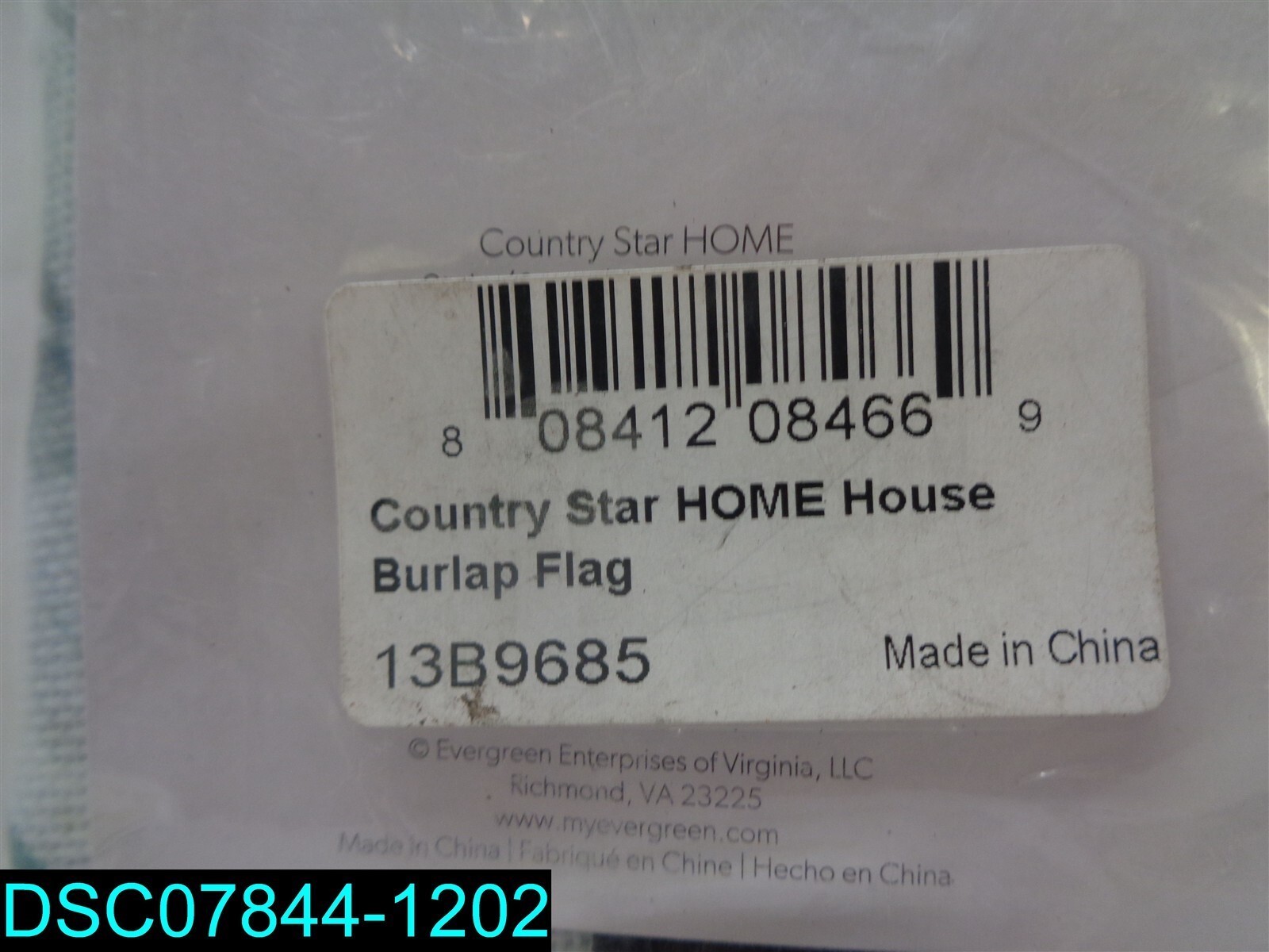 Burlap Home Star Wreath Decorative House Flag