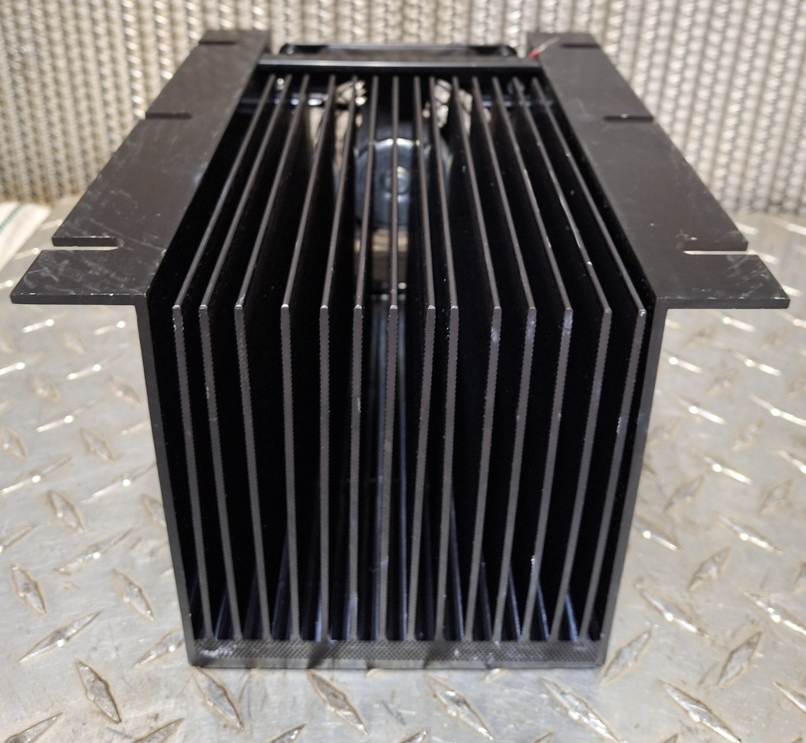 Large AL Heat Sink With Fan 120mm Heater Fan Forced Enclosure
