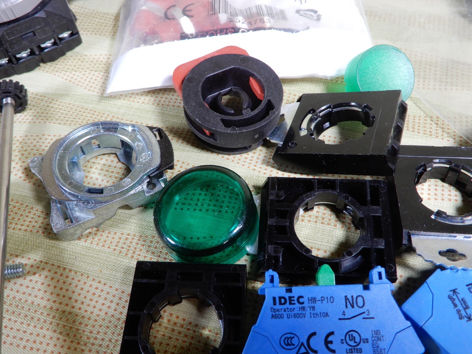 Huge Lot of Various Makes Operators Contact Blocks and More BX