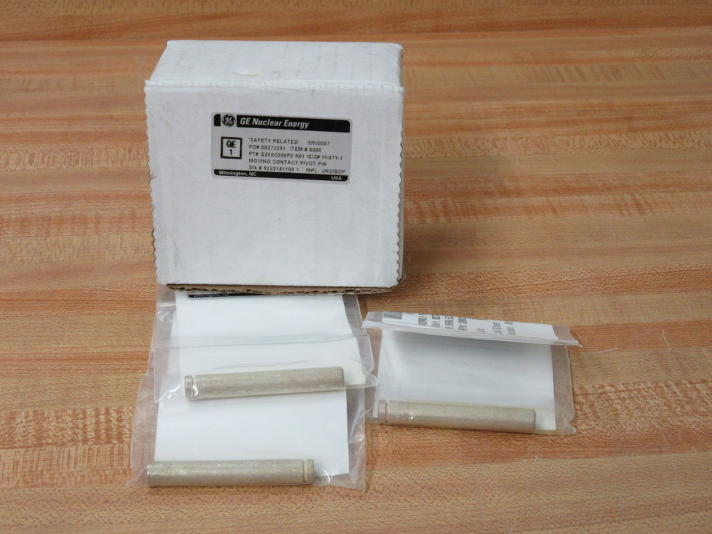 GE Nuclear Energy Q269C180P2 Moving Contact Pivot Pin (Pack of 3)