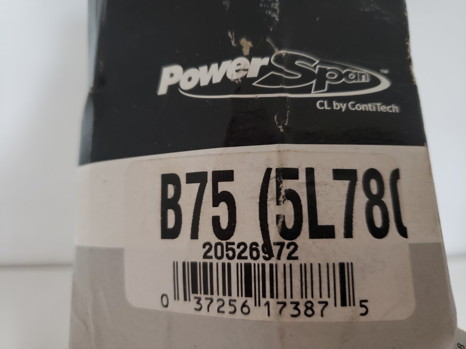 CONTITECH 20526972 B75 POWER SPAN V-BELT, 77.9″ OUTSIDE LENGTH, NNB