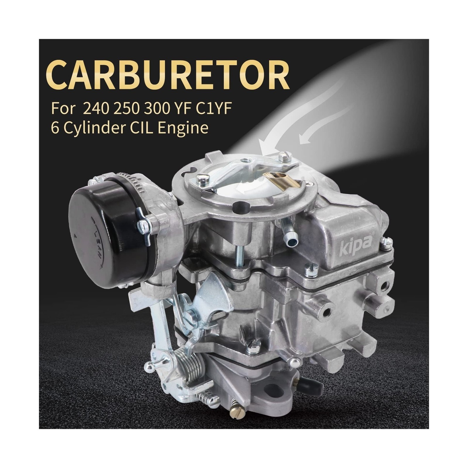 Carburetor For Ford 240-300 6Cyl 75-82, D5TZ9510AG – Carter YF