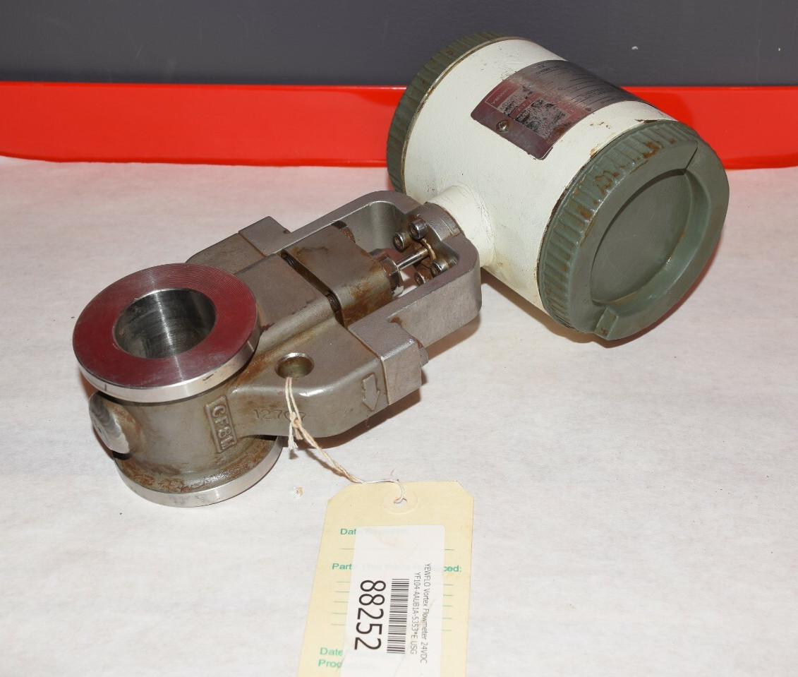YOKOGAWA YEWFLO YF104-AAUB1A-5353*E USG 24VDC 0-21000.00 VORTEX FLOWMETER