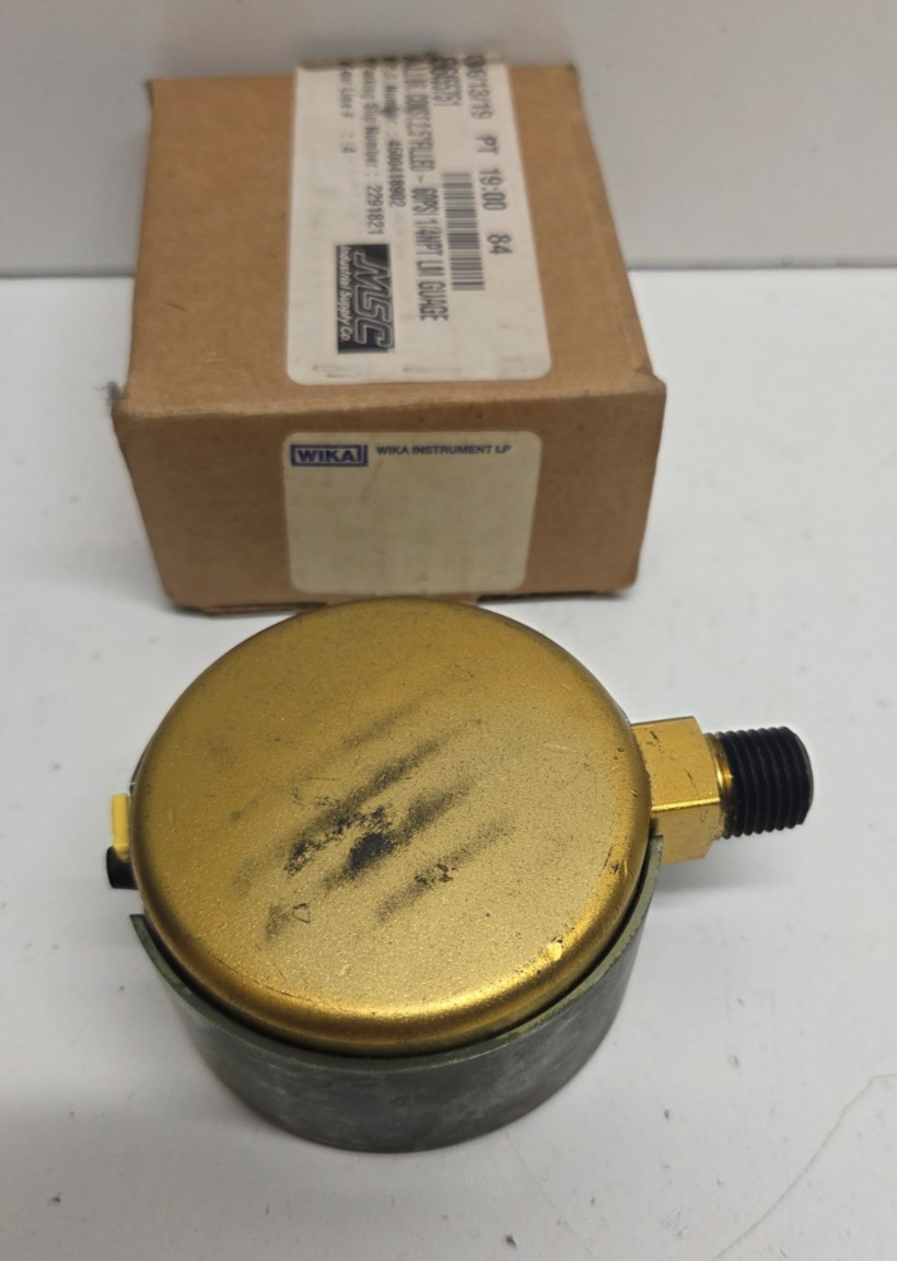 NEW IN BOX! WIKA 2.5″ 0-60 PSI 1/4″ NPT PRESSURE GAUGE 9310690