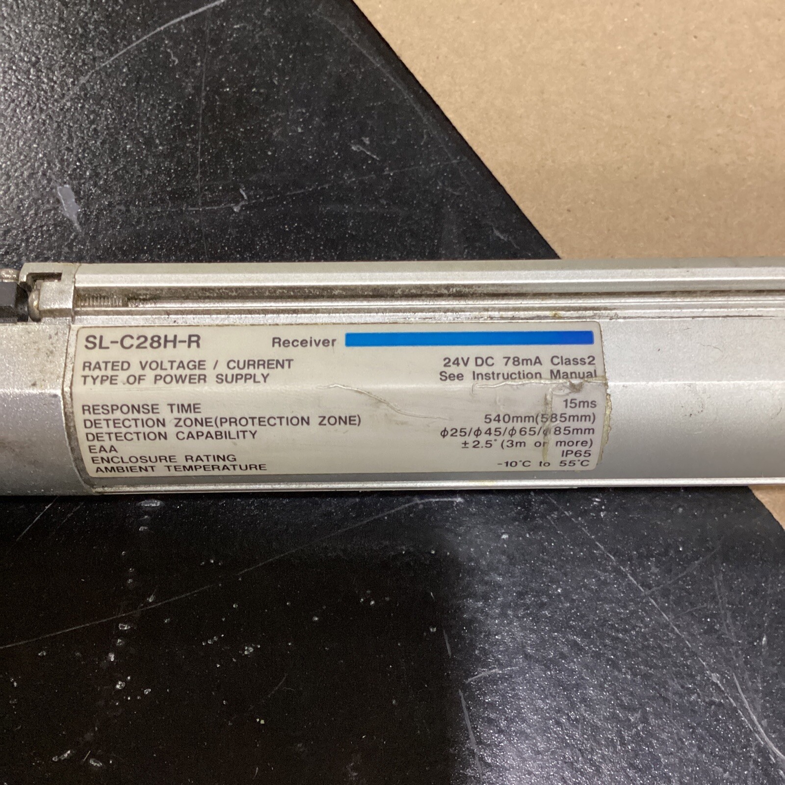 KEYENCE SL-C48H-T / SL-C-28H-R(2) SAFETY LIGHT CURTAIN#634F18