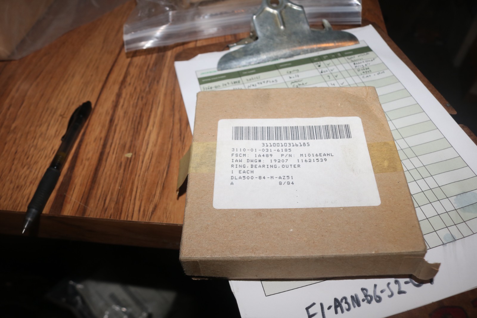 NOS Bower M1016-EAHL ball bearing outer Caterpillar 3110-01-031-6185