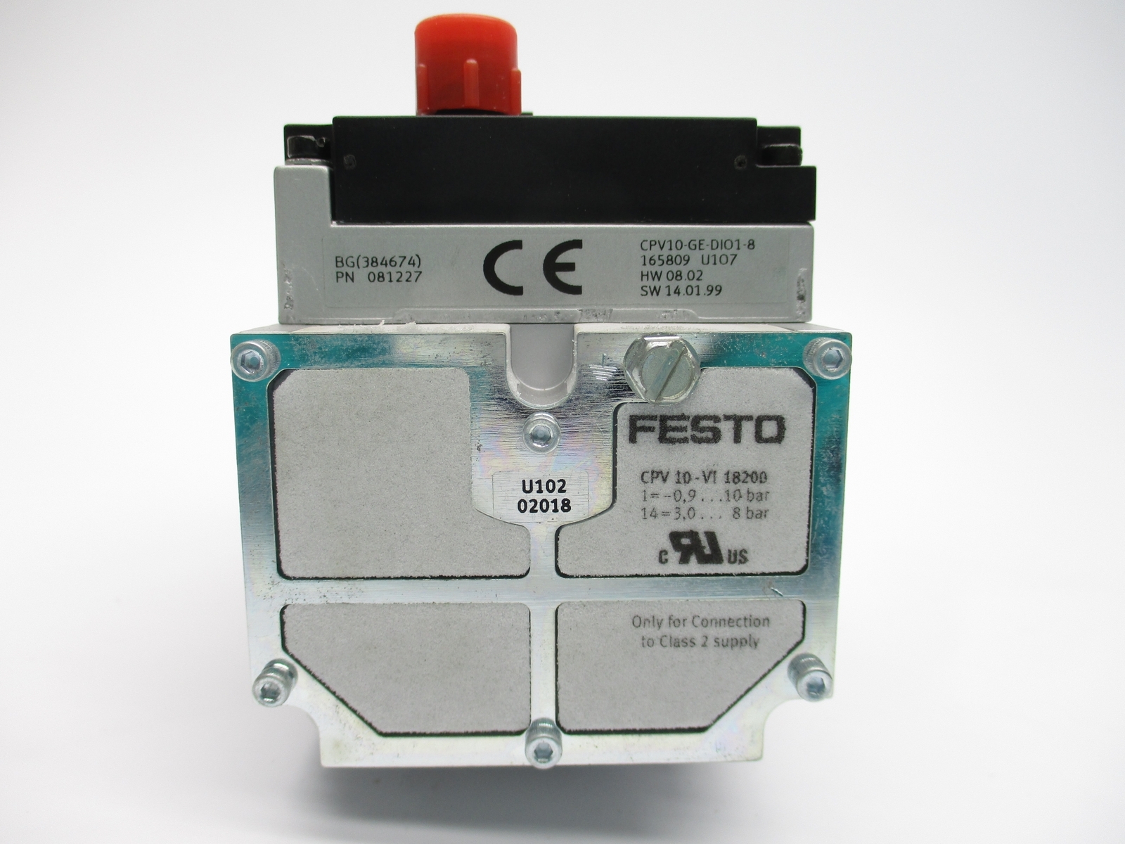FESTO CPV10-V1 18200 CPV10-GE-DIO1-8 165809 NSNP