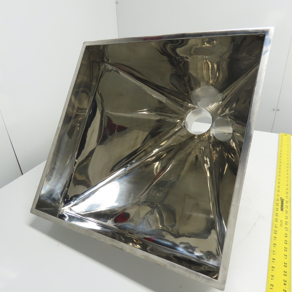Multi-Head Weigher Machine Funnel 22-3/4″ x 22-1/2″ Top 5″ OD Outlet