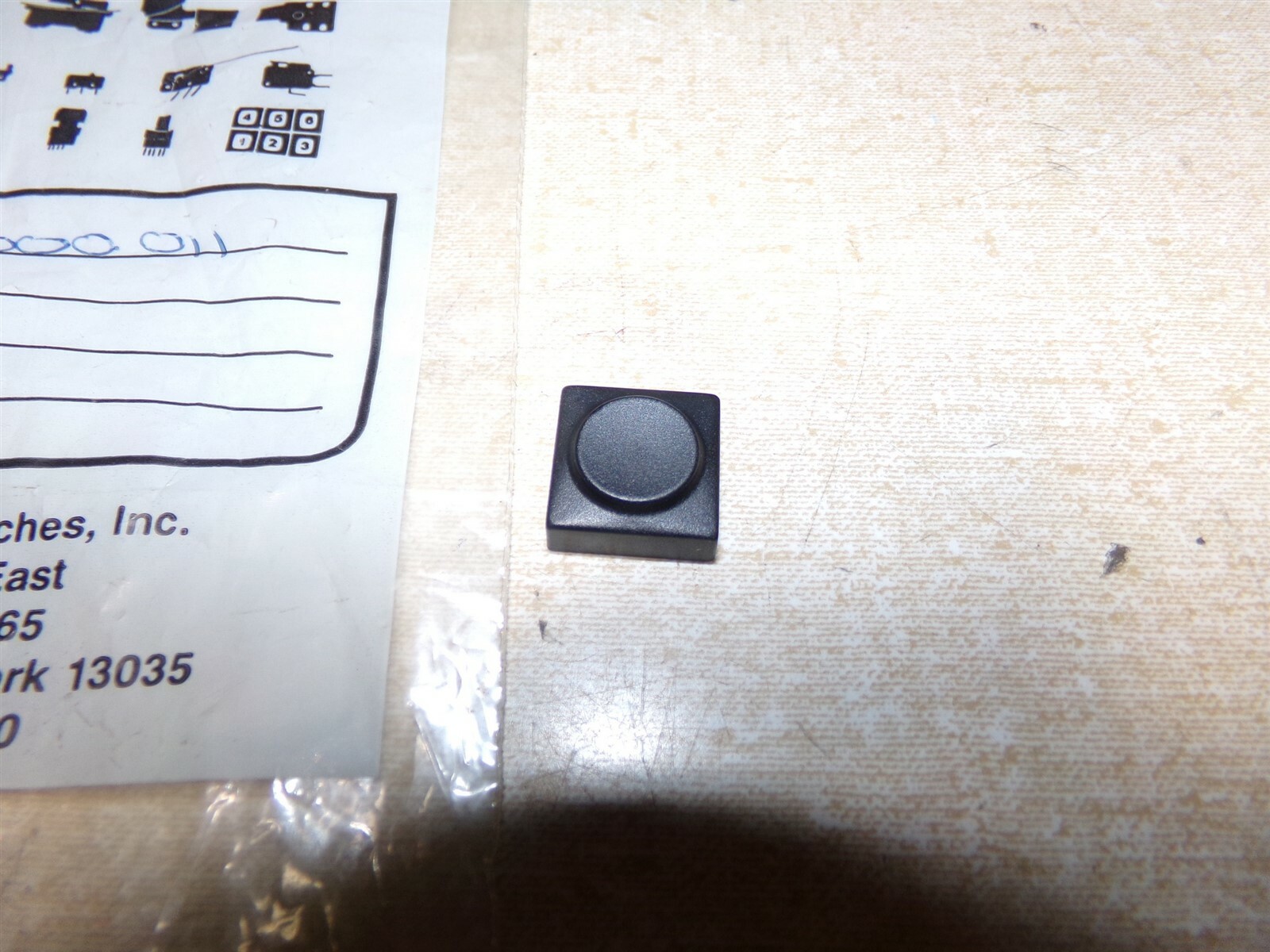 NEW Marquardt 826000011 Black Button *FREE SHIPPING*