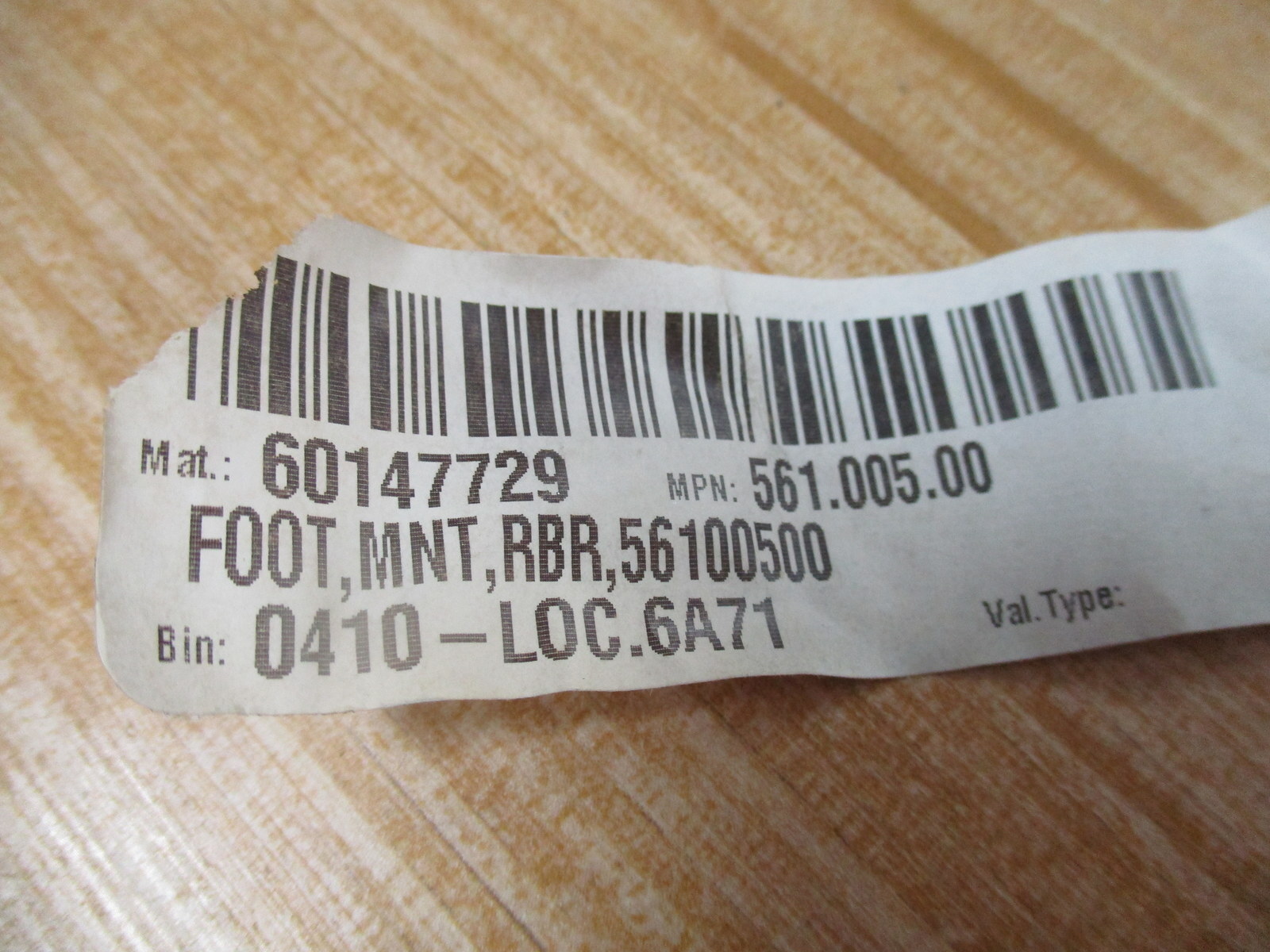 Busch 561.005.00 Rubber Foot 56100500