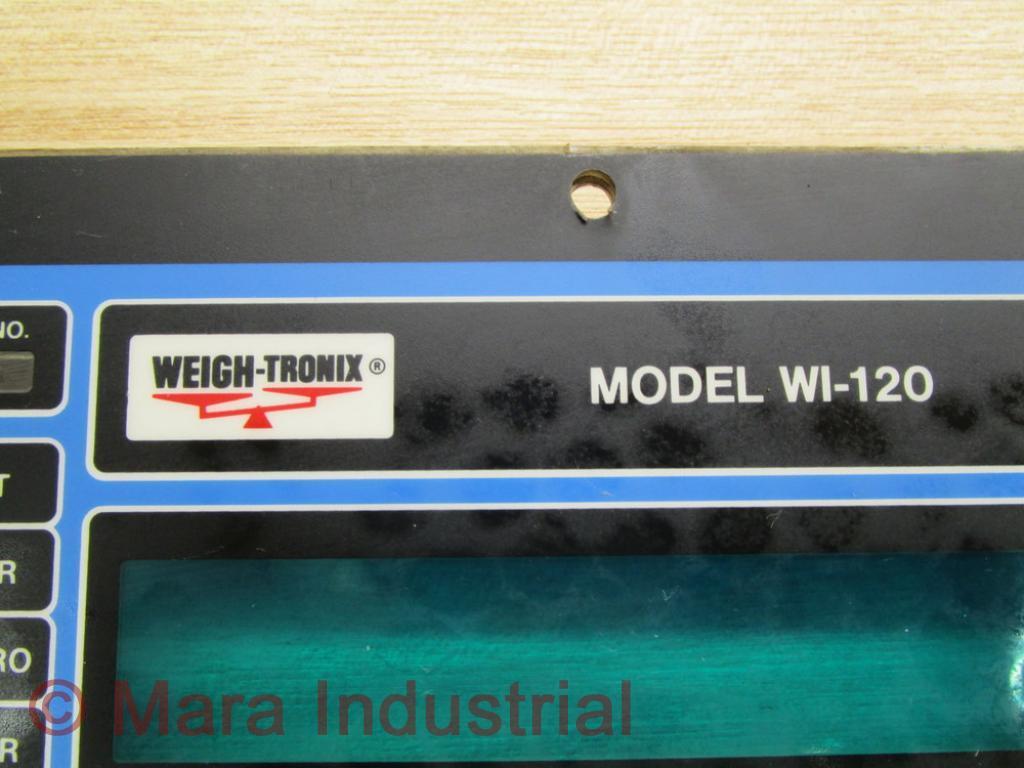 Weigh-Tronix WI-120 Indicator Scale Display WI120 Keyboard/Display Only