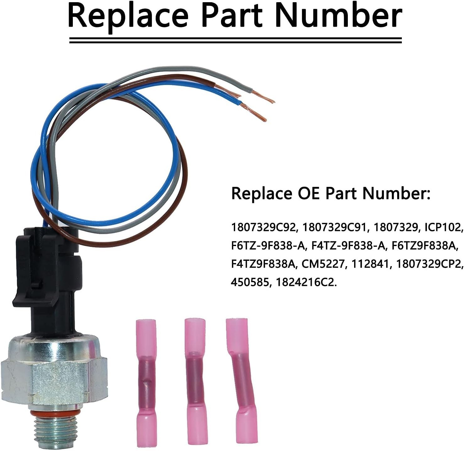 Genuine OEM ICP Fuel Injection Pressure Sensor for 94-03 Ford 7.3L Powerstroke