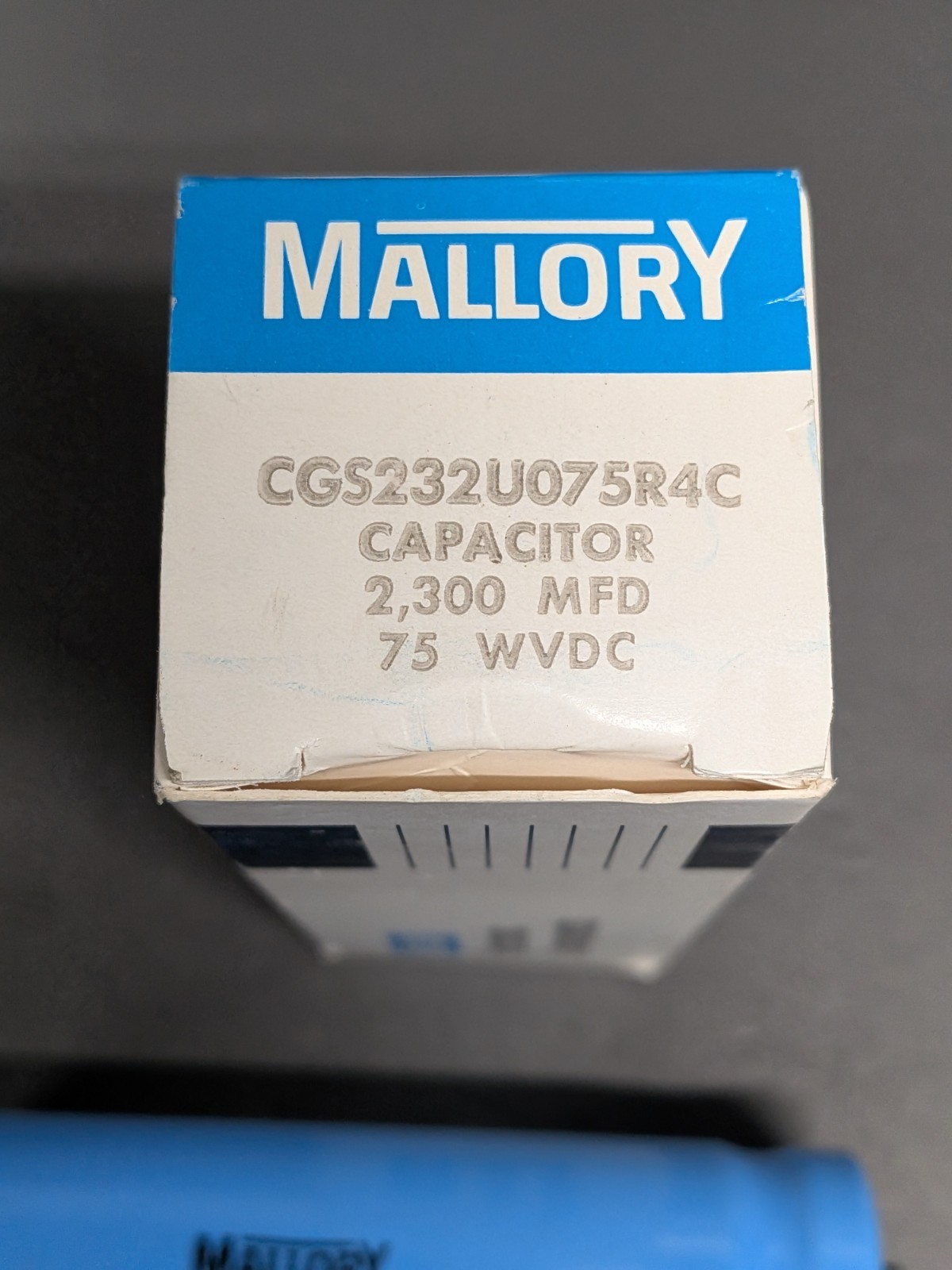 NEW Mallory CGS232U075R4C Capacitor *FREE SHIPPING*
