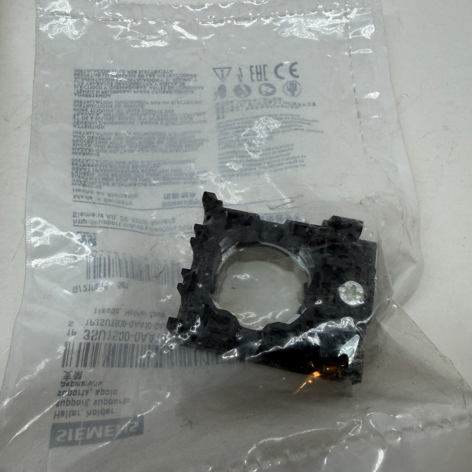 Siemens 3SU1500-0AA10-0AA0 Button Holder LOT OF 5 NEW