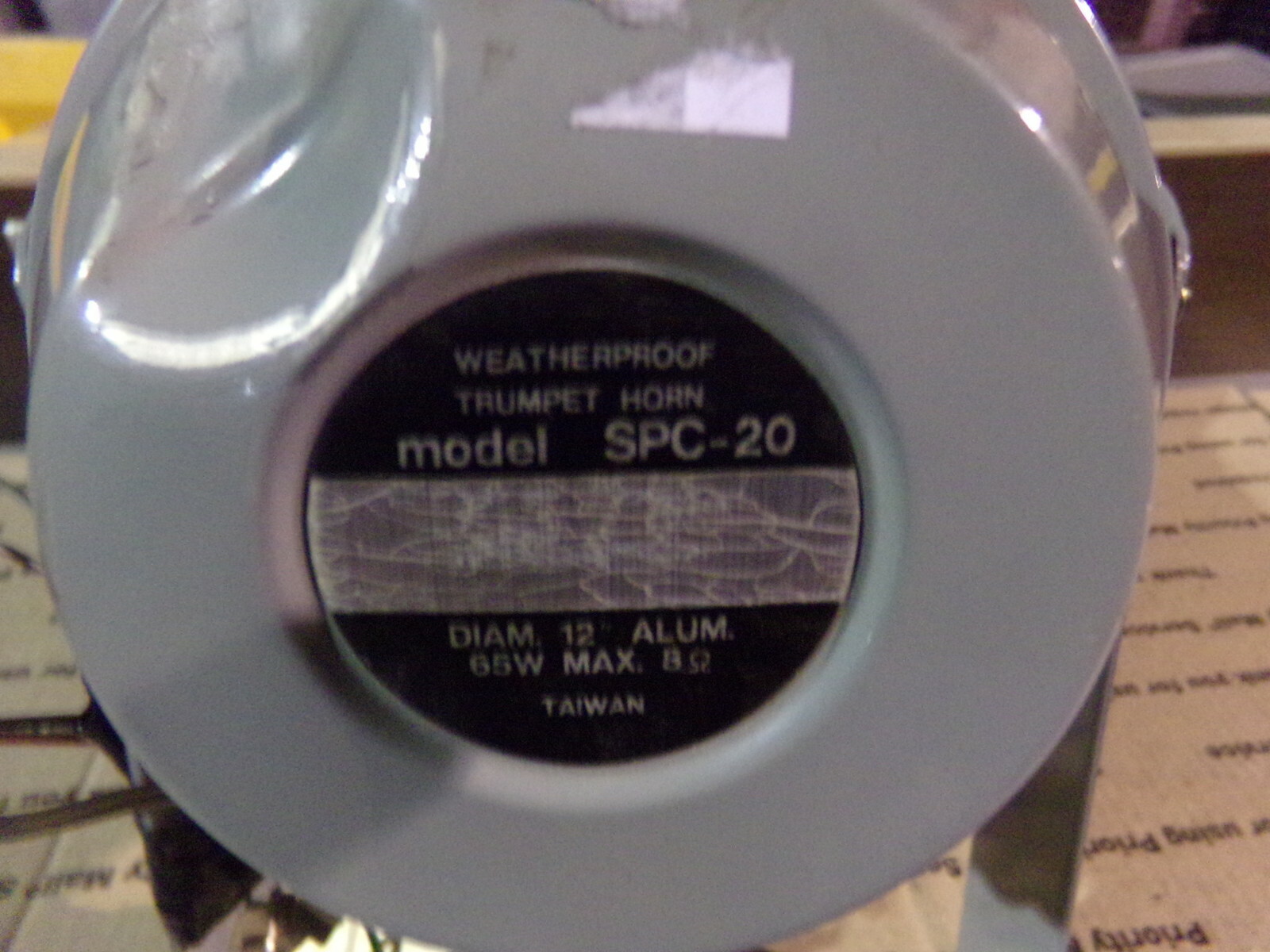 Speco Weather Proof Trumpet Horn SPC-20 w/ Secondary Speco T7010 *FREE SHIPPING*