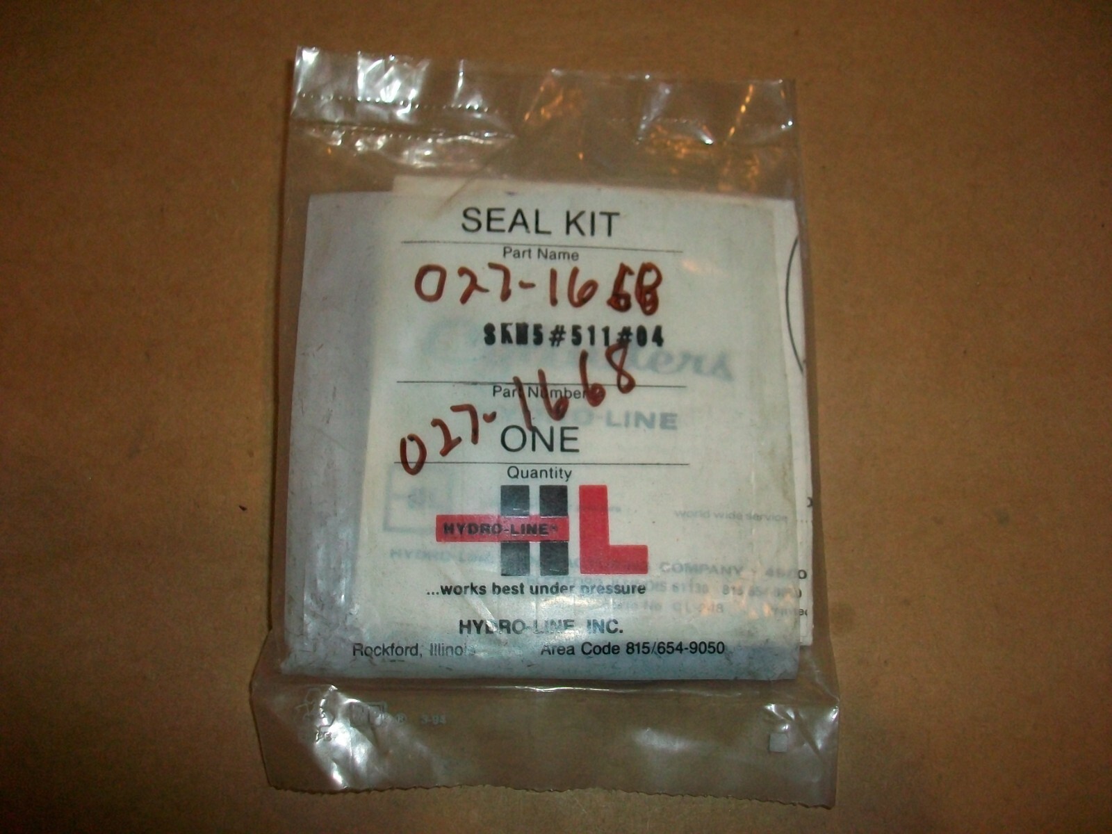 HL Hydro-Line Seal Kit 027-1668 NEW