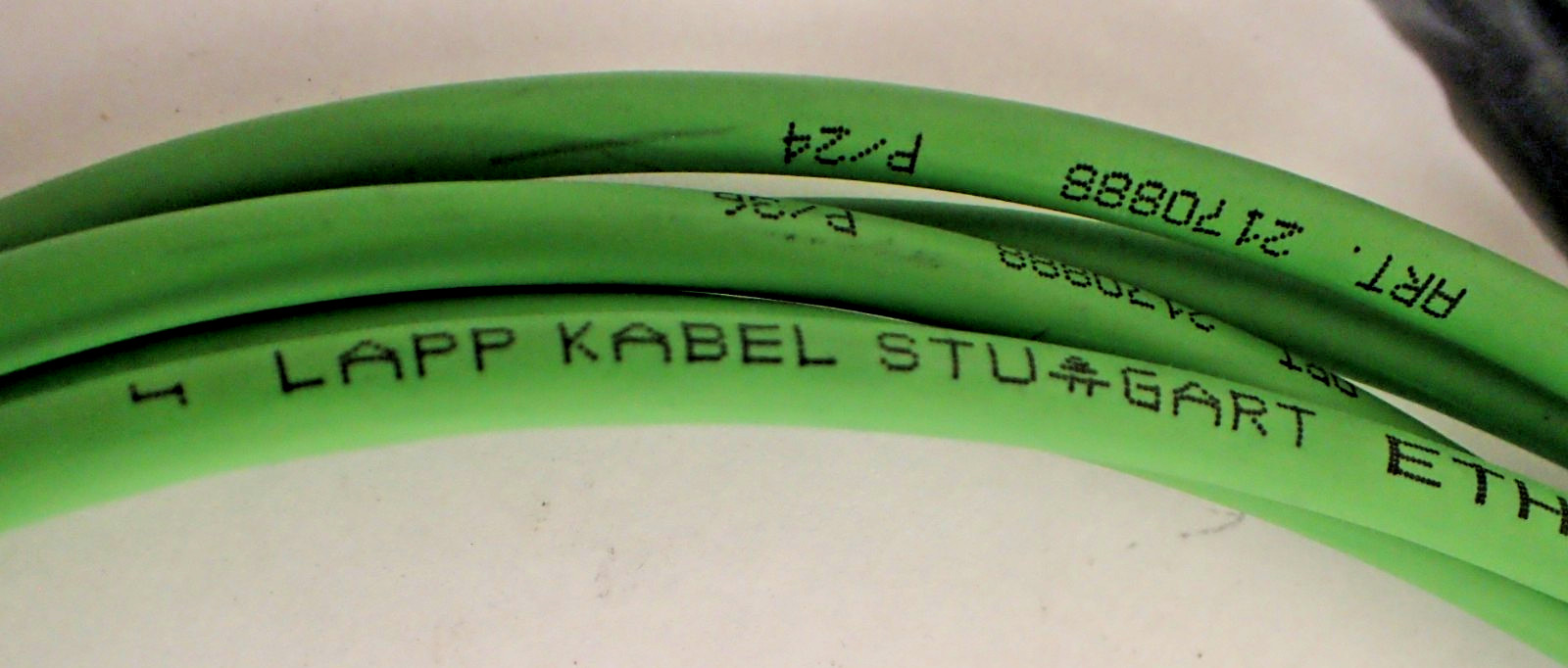 LAPP KABEL ETHERLINE TORSION CAT.5 52″ CABLE E63634 w/USB CONNECTERS LOT OF 5