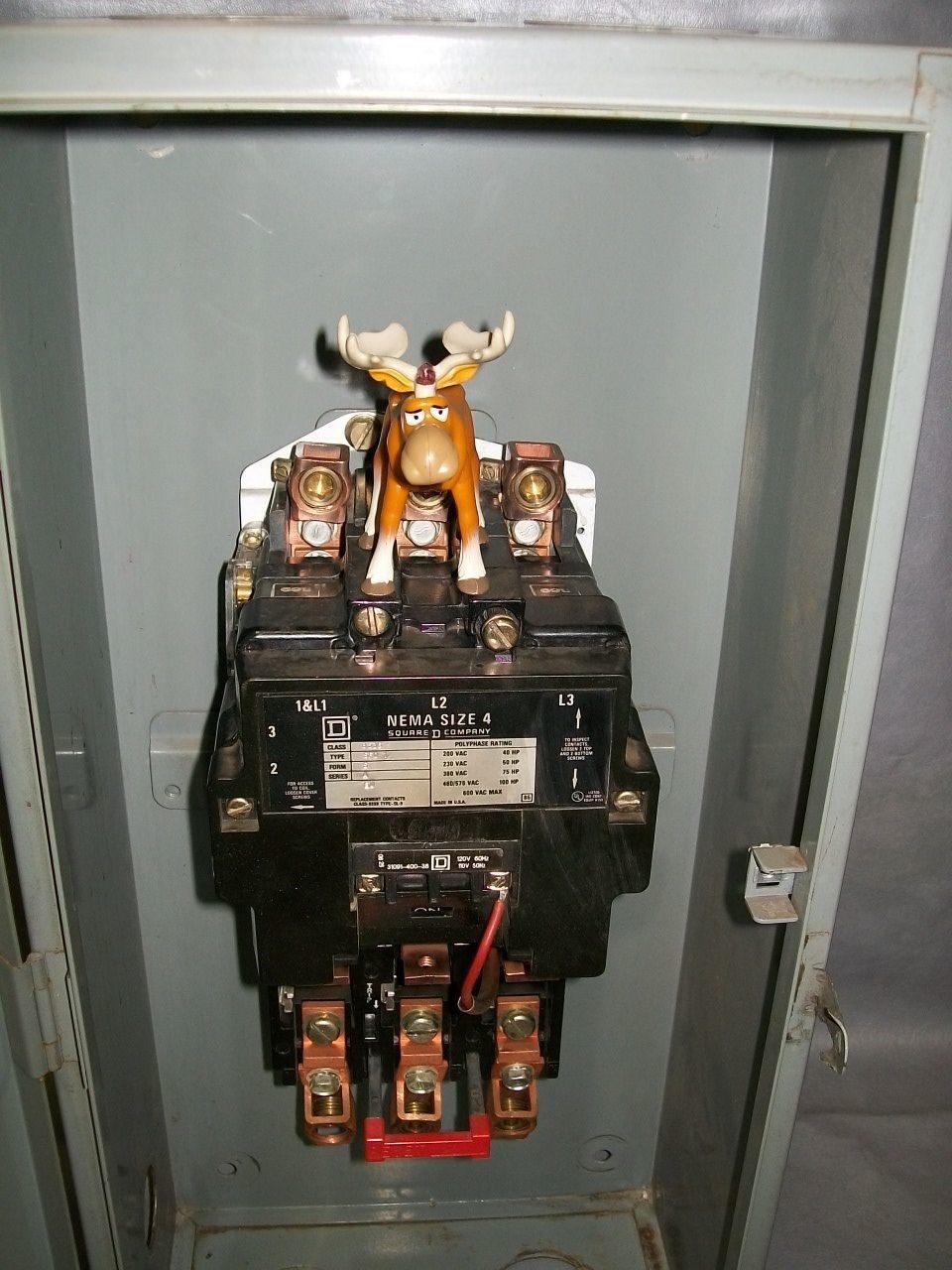 8536SFO3 Square D Nema Size 4 Starter 120V Nema 1 Enclosure (Indoor Use Only)