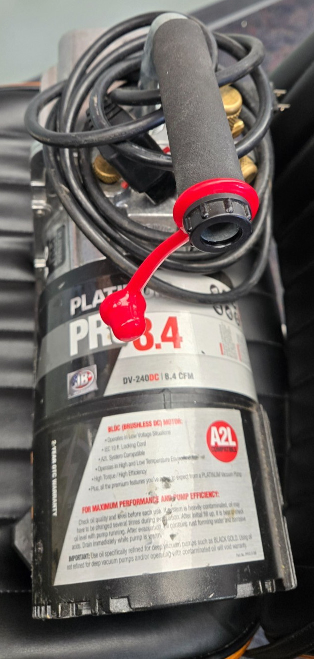 JB Industries DV-240DC Vacuum Pump, 8.4 CFM 1/2 hp DC Motor Platinum Pro DC 8.4