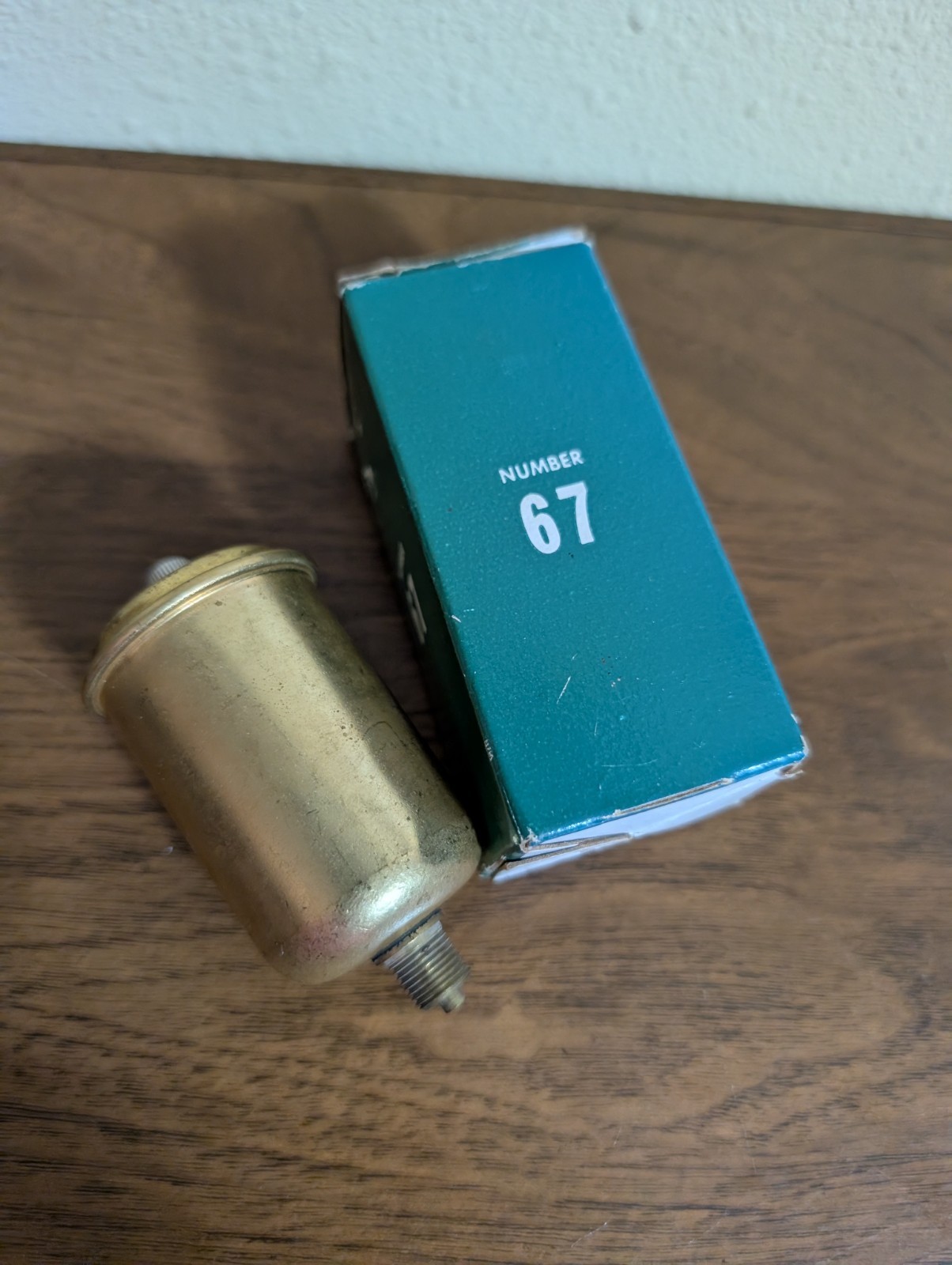 Maid O Mist Automatic Air Eliminator Auto-Vent No 67 Brass Finish 1/8″ Vtg