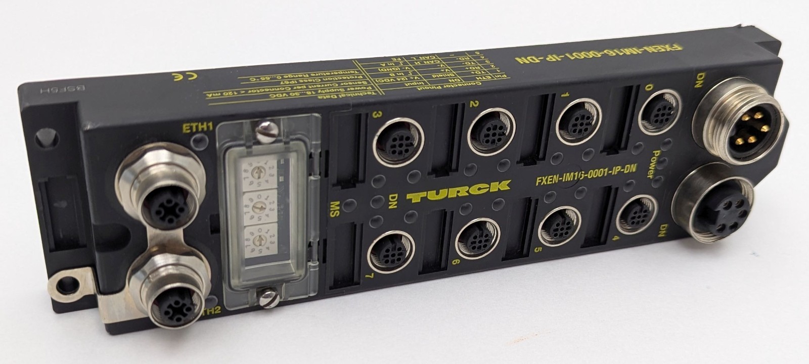 Turck FXEN-IM16-0001-IP-DN Compact Fieldbus I/O Module for Ethernet/IP DeviceNet