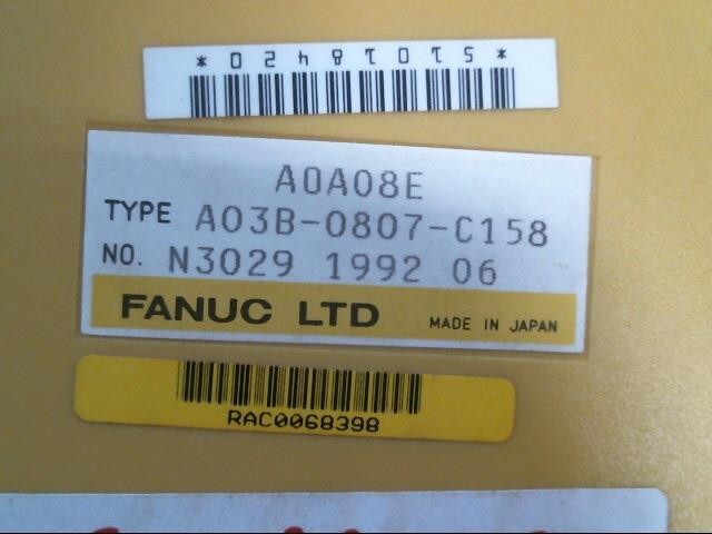 Fanuc, A03B-0807-C158, NO. N3029 1992 06