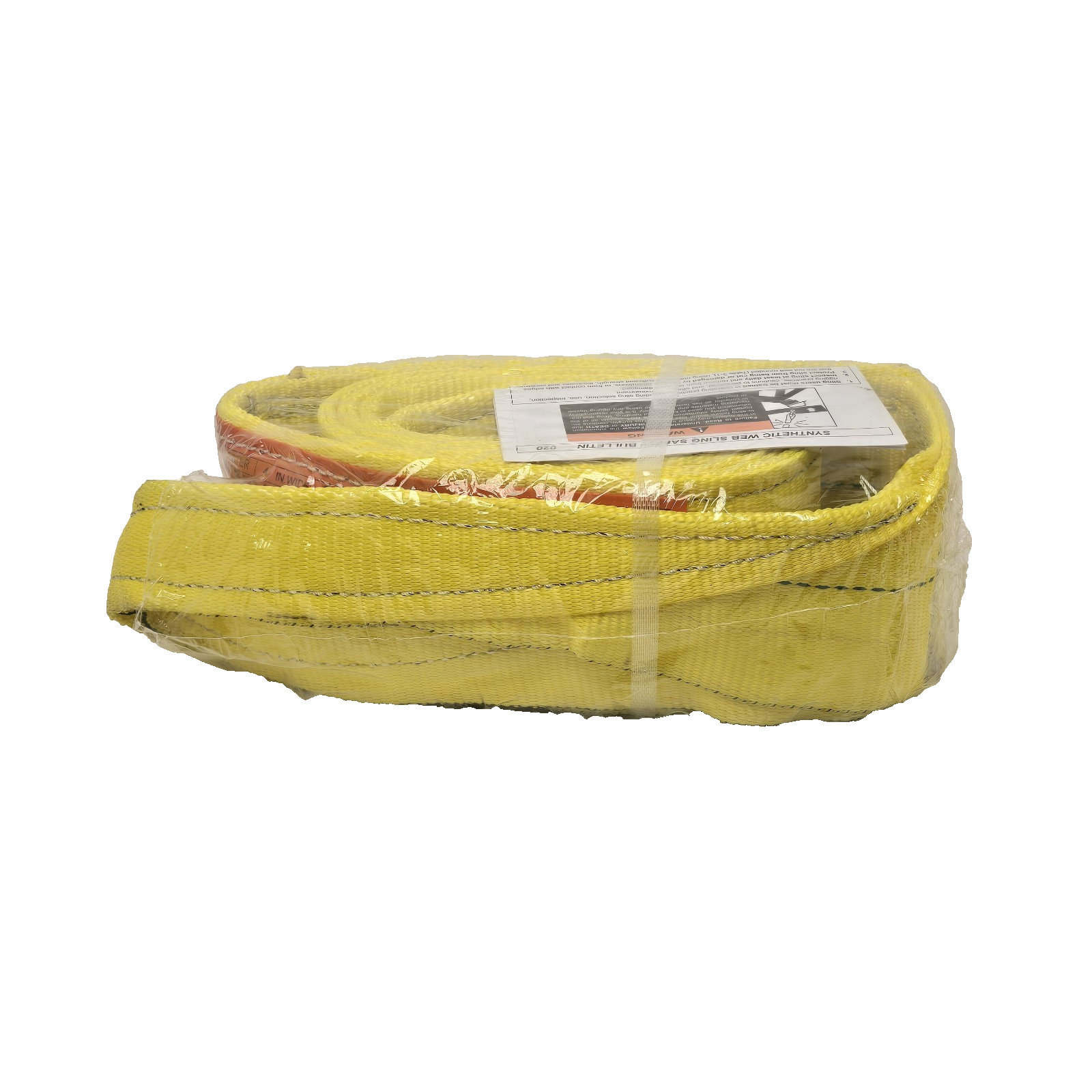 LIFT-ALL Web Sling: Type 3, Polyester, 8 ft Sling Lg, 12 in Eye Lg, 2 Plies