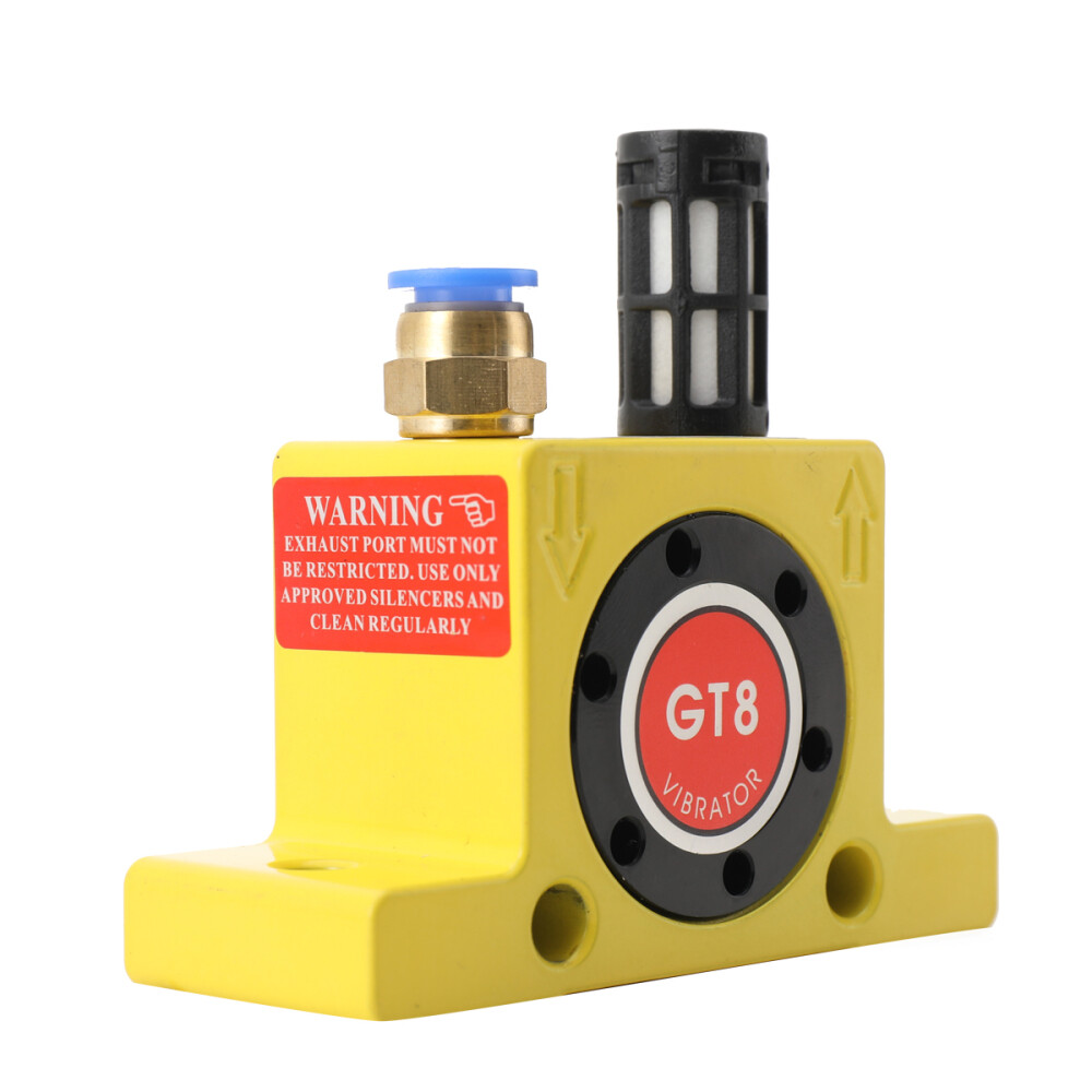 (10-Pieces) GT8 Pneumatic Turbine Vibrators for hopper Golden with Free Muffler