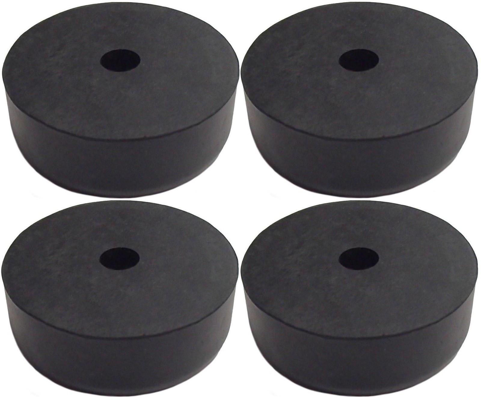 (4 Pack) 2.5″ Trailer Ramp Door Bumper, with Truck Cargo Hatch – Round Bump S…