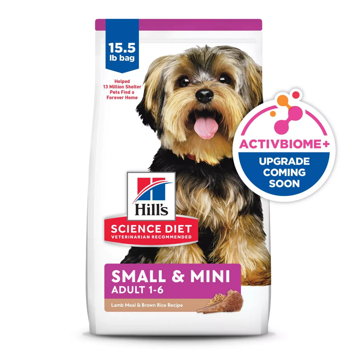 Hill’s Science Diet Small & Mini Lamb & Brown Rice Dry Dog Food, 15.5lb Bag