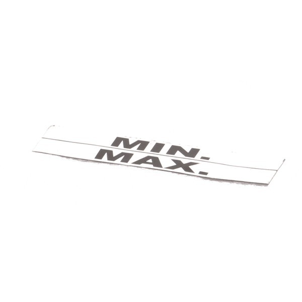 LABEL MAXIMUM & MINIMUM for Groen Z000558