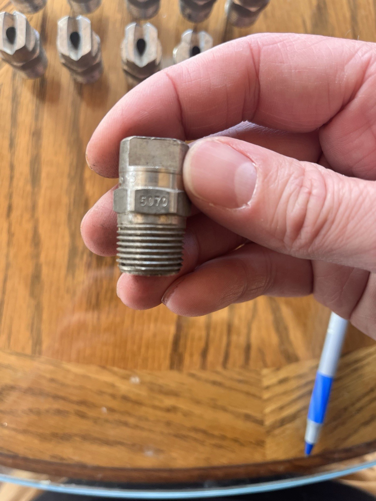 LOT S.S. Co. VEEJET H3/8U Air Nozzles 316SS Mod 5070