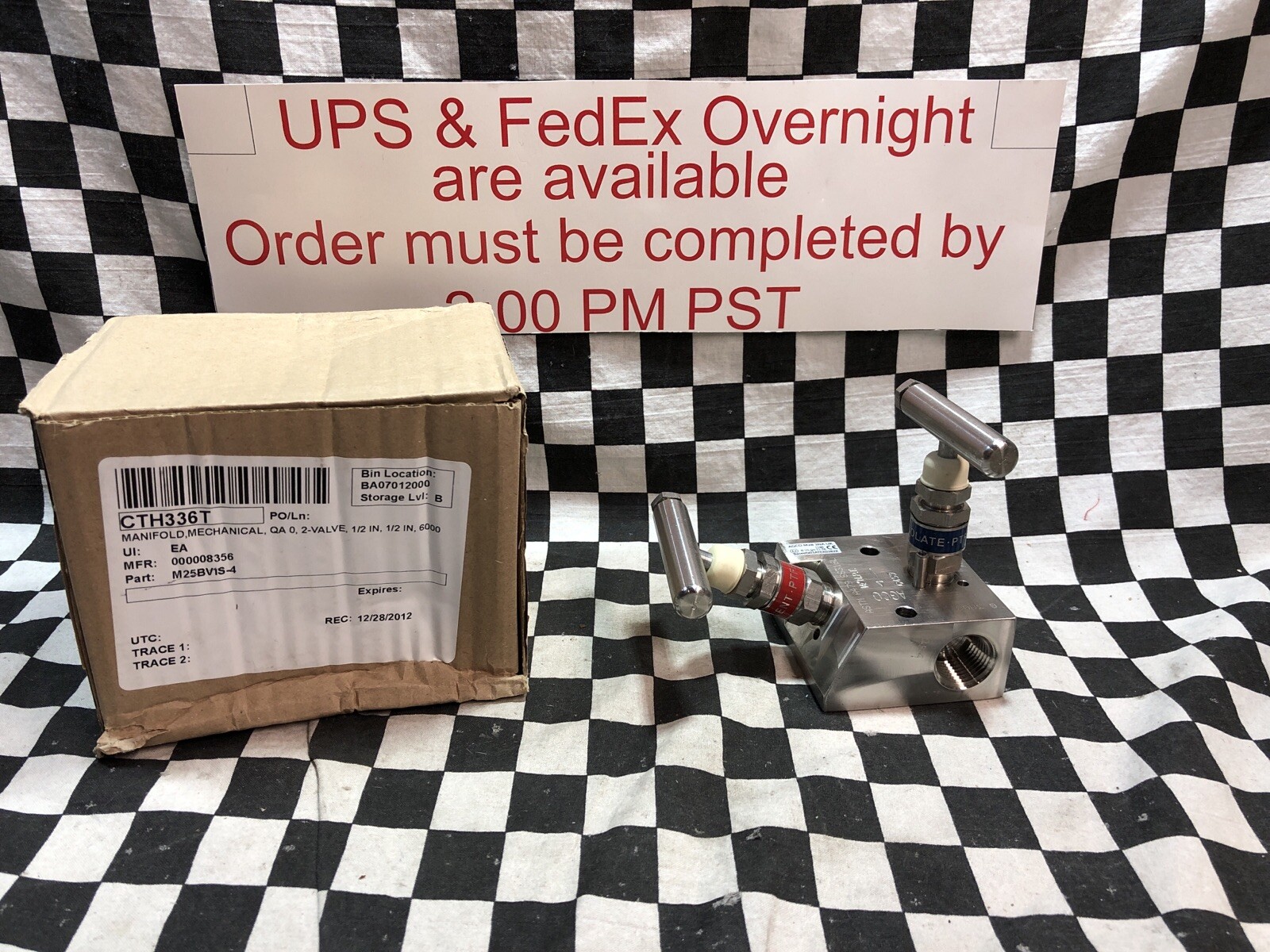 ANDERSON GREENWOOD MANIFOLD, M25BVIS-4, 20.C459.021, G3808, CTH336T,