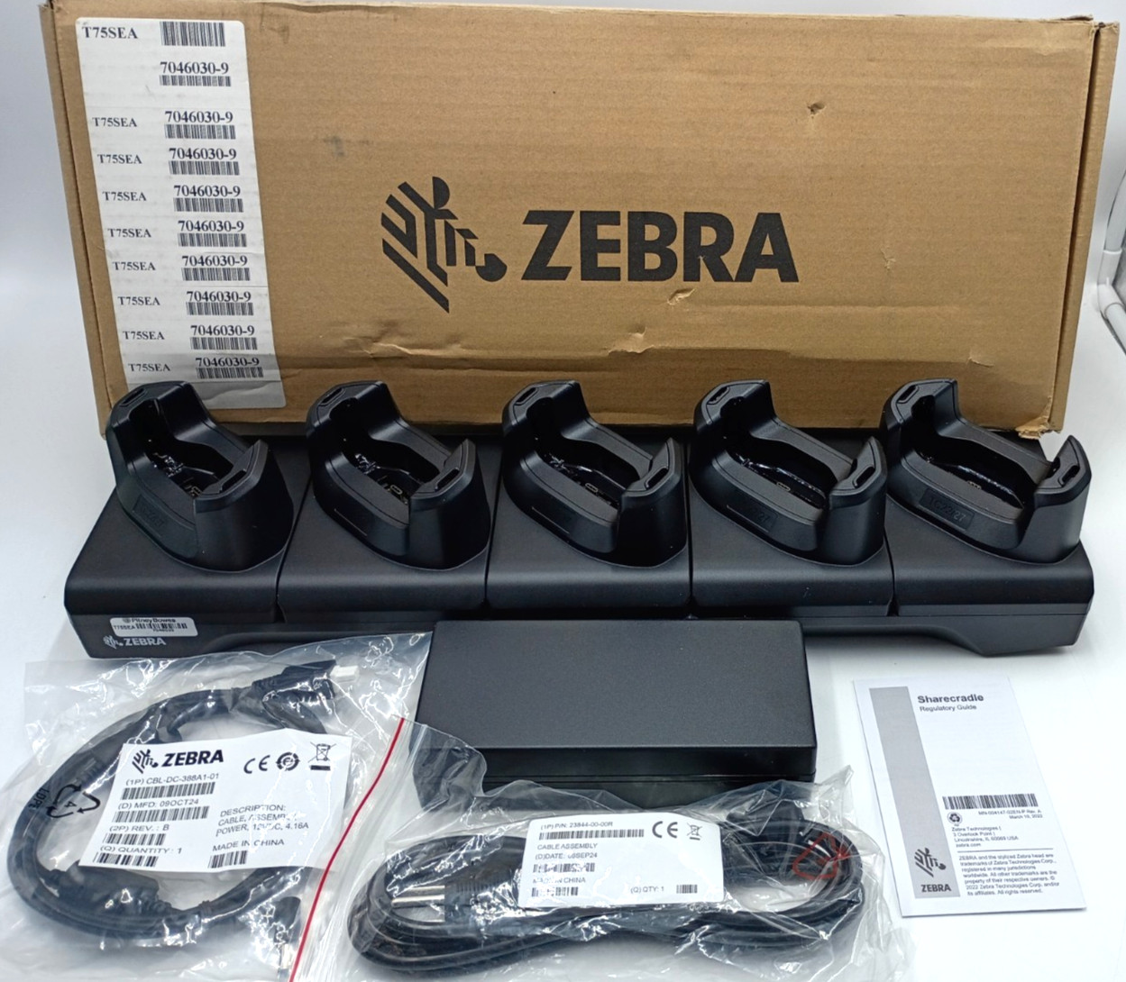 Zebra ShareCradle-ME CRD-TC2L-SE5ET-01 5 Slot Cradle Charger For TC22/27